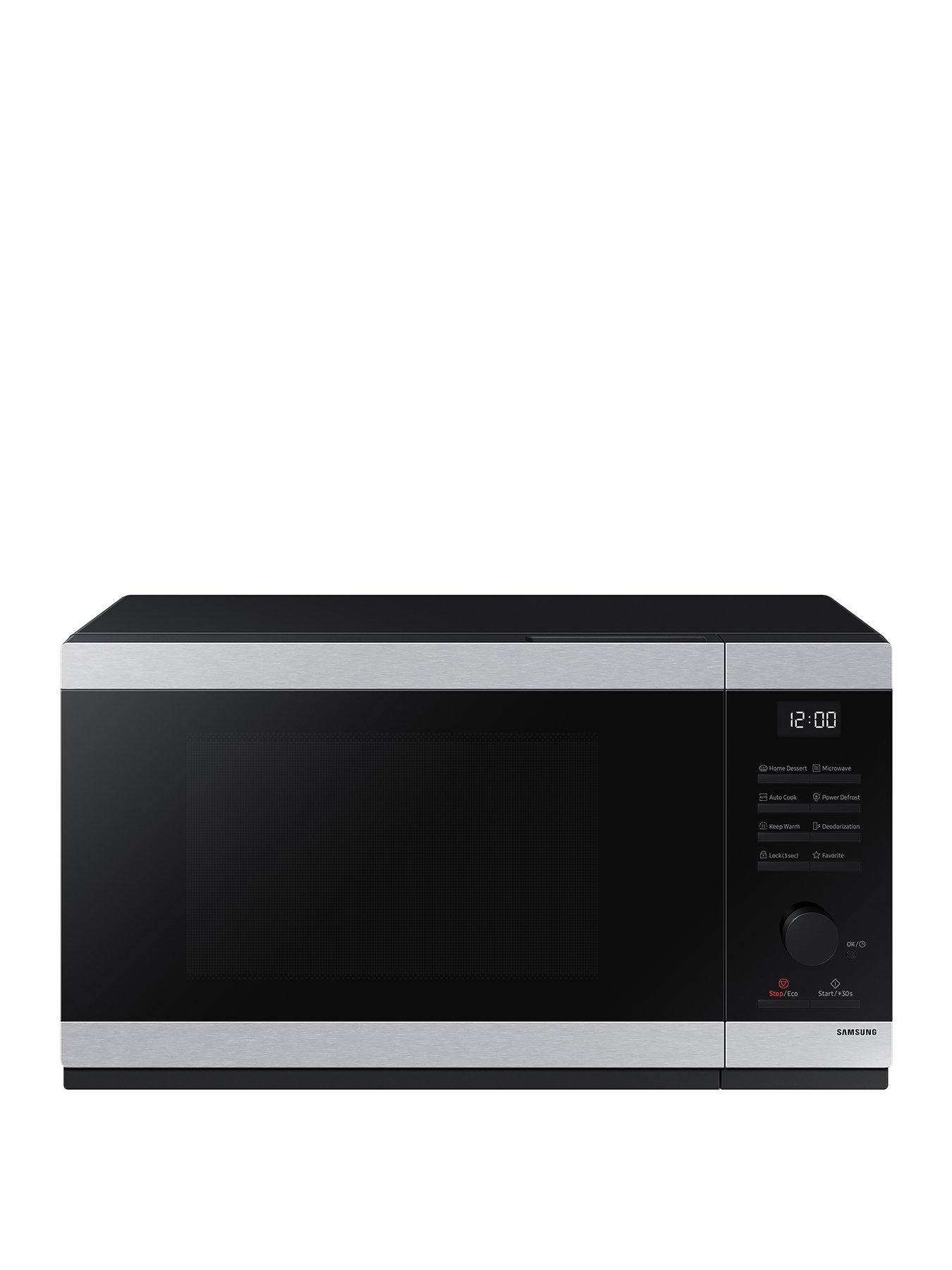 front image of samsung-ms32dg4504ate3-32-litre-large-capacity-solo-microwave-stainless-steel
