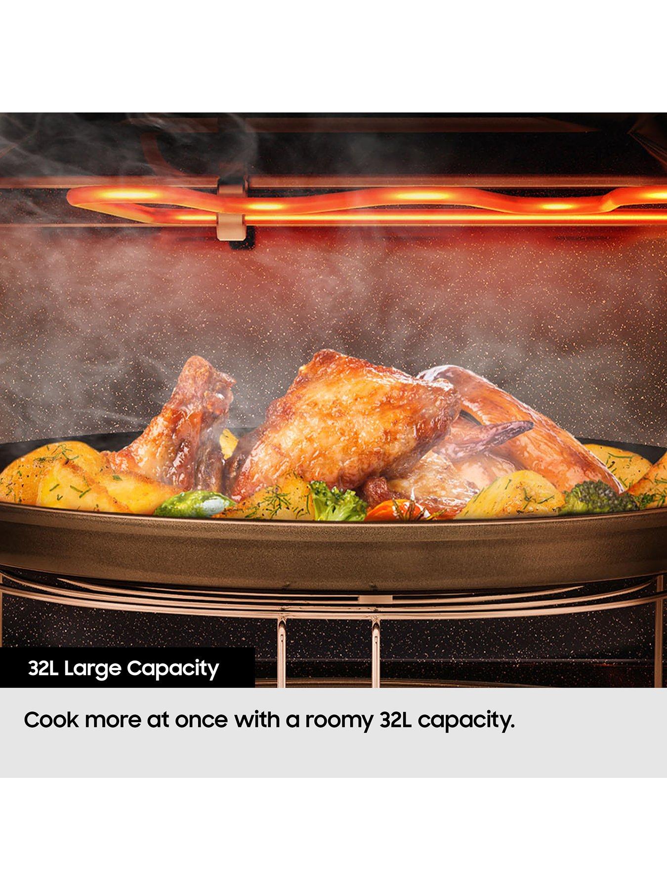  image of samsung-ms32dg4504ate3-32-litre-large-capacity-solo-microwave-stainless-steel