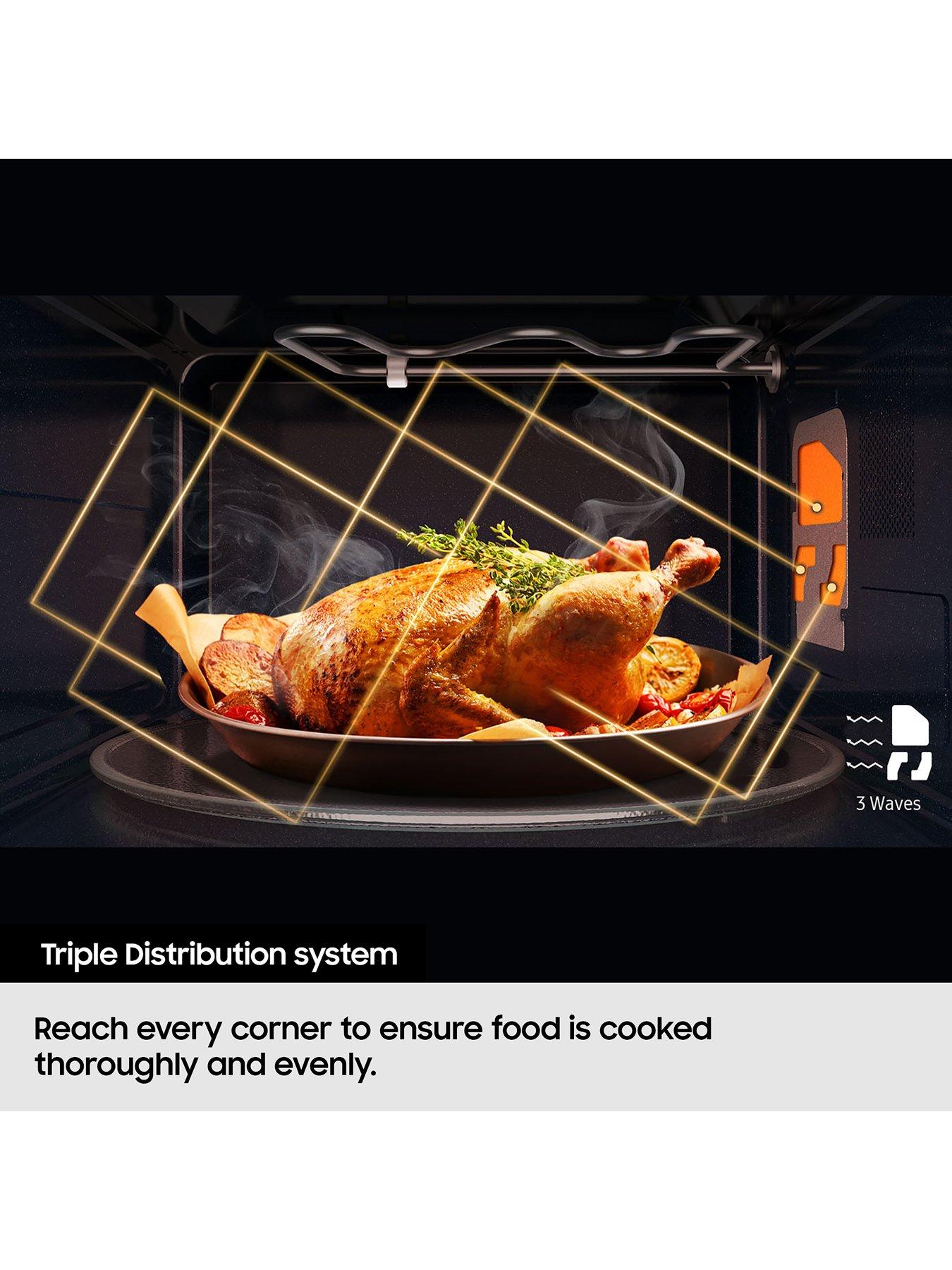 image of samsung-ms32dg4504ate3-32-litre-large-capacity-solo-microwave-stainless-steel