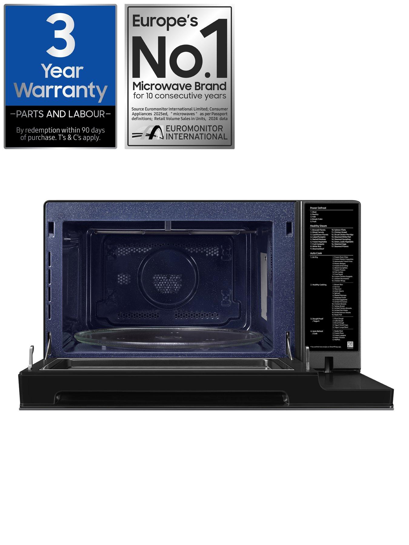  image of samsung-mc32db7746kce3-32-litre-combi-bespoke-microwave-with-air-fry-ndash-charcoal
