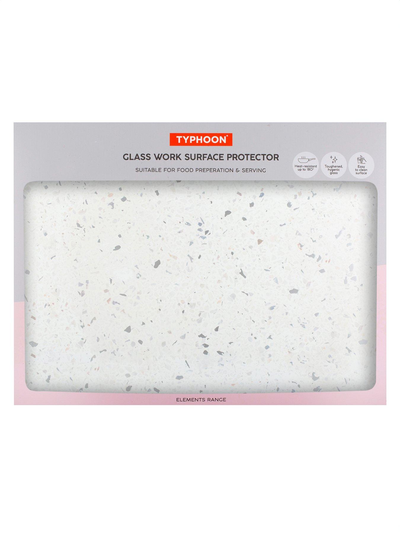  image of typhoon-elements-quartz-effect-glass-worktop-saver