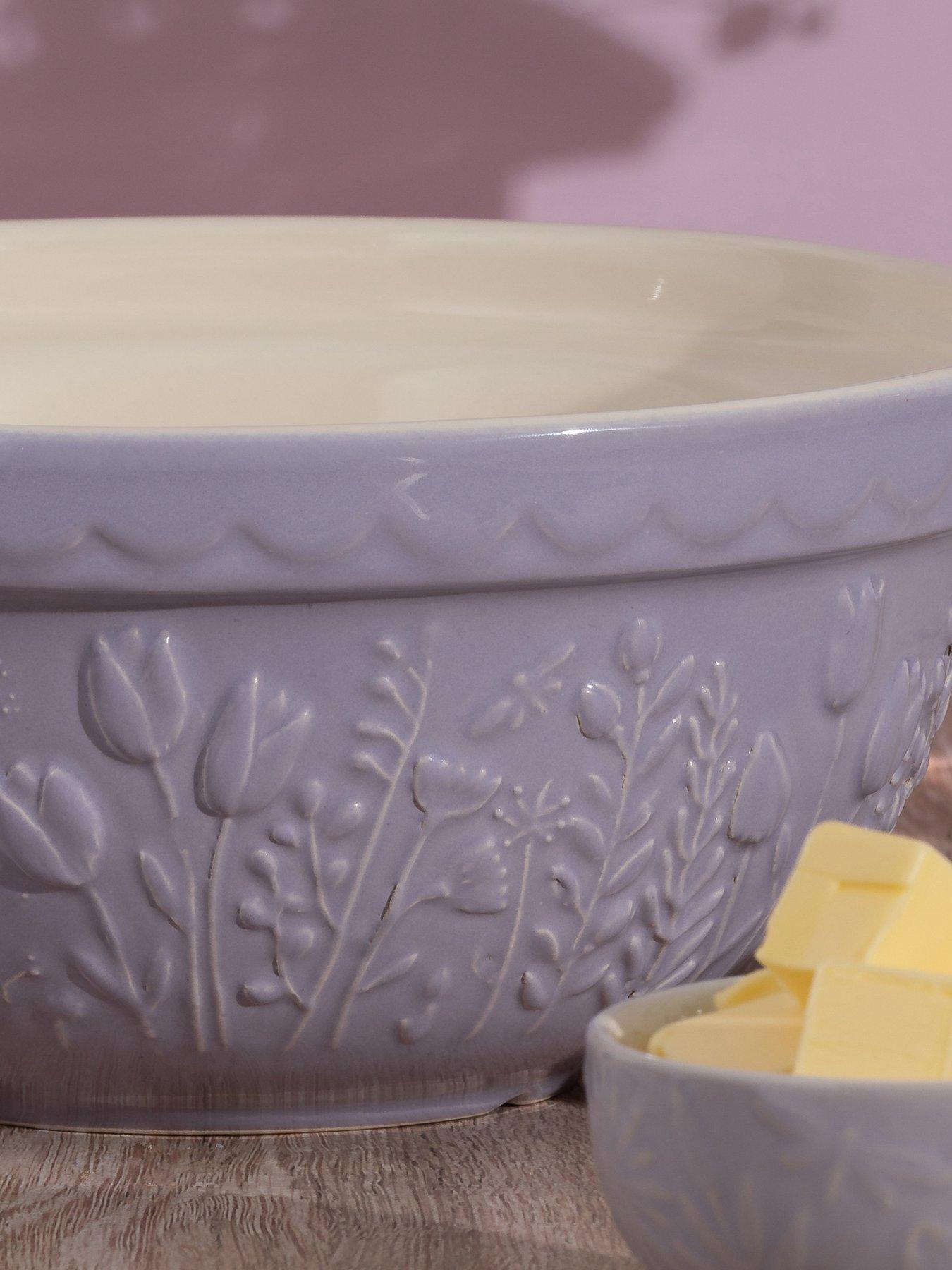 Image 3 of 4 of Mason Cash In The Meadow Tulip 24 cm Lilac Mixing Bowl