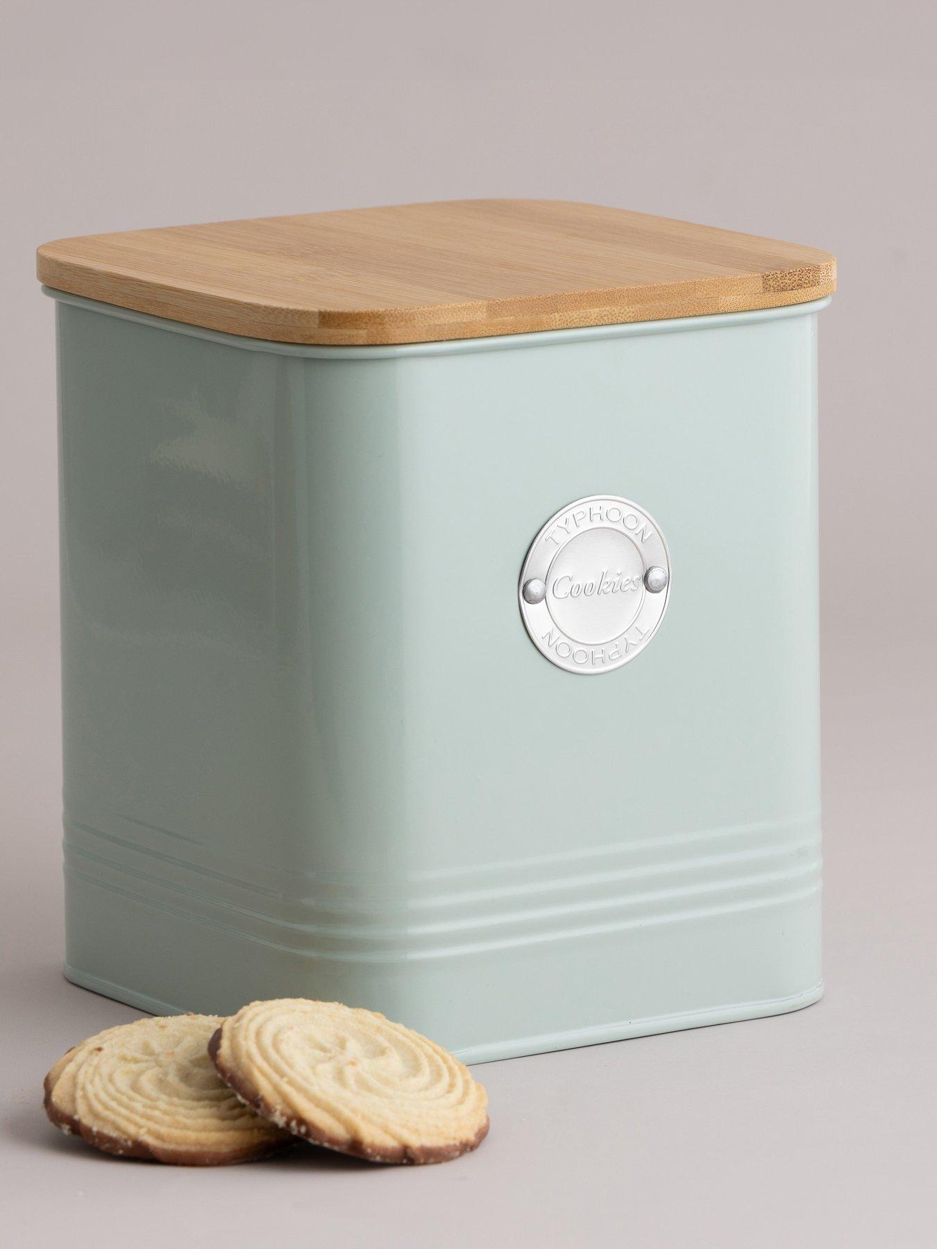 undefined Living Squircle Cookie Tin – Mint