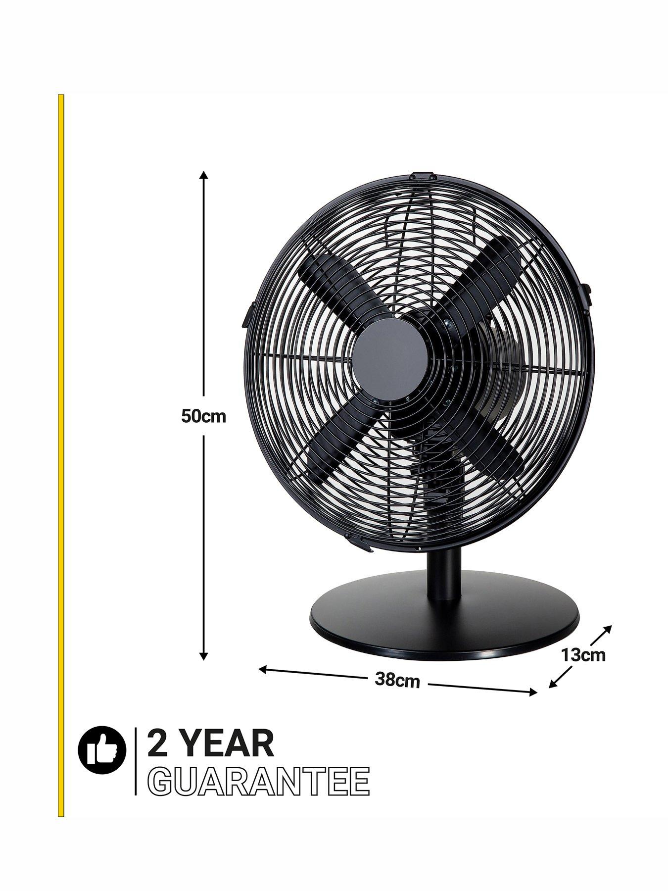  image of zanussi-12-metal-desk-fan-matt-black