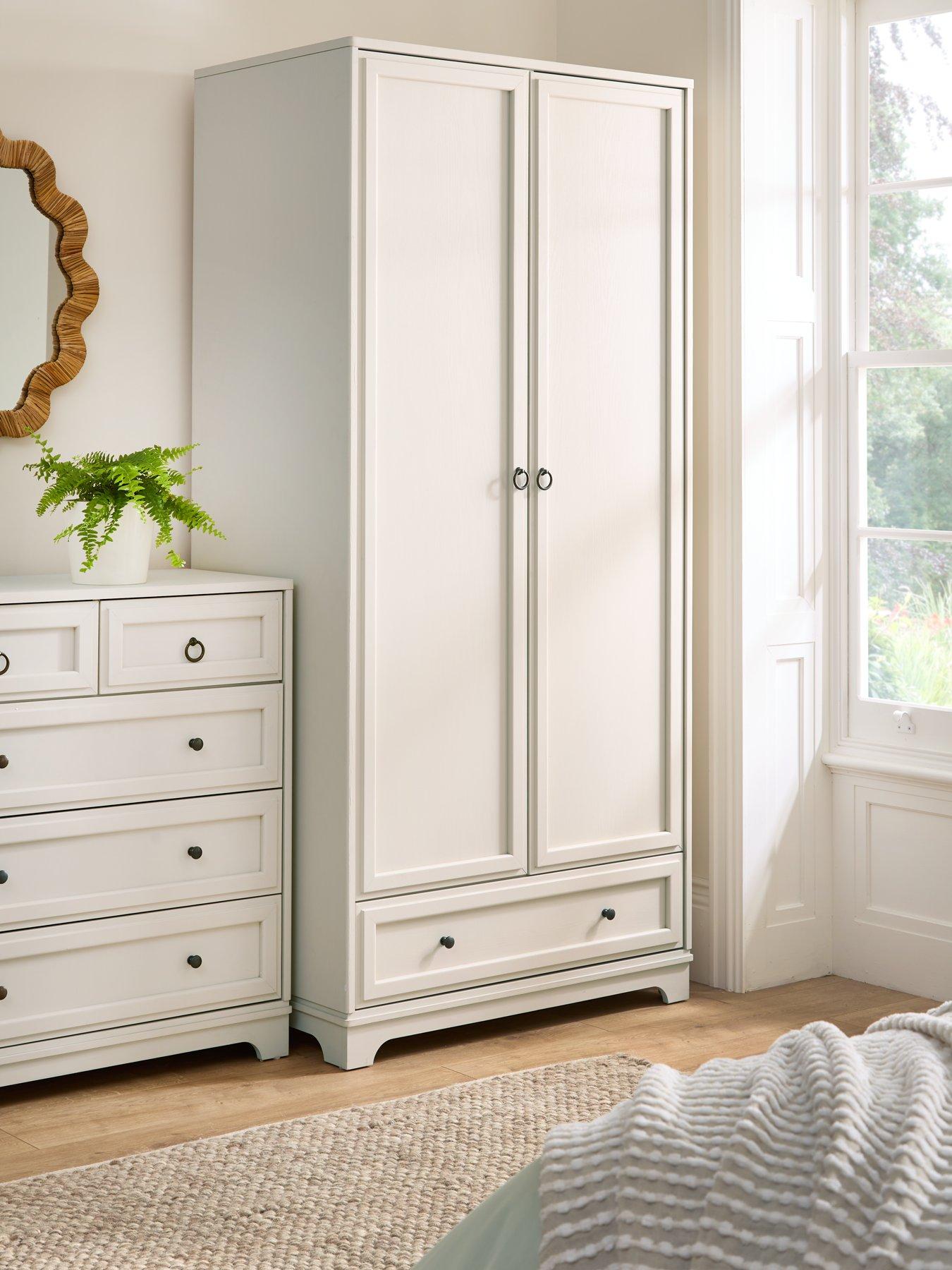  image of very-home-cabot-2-door-1-drawer-wardrobe