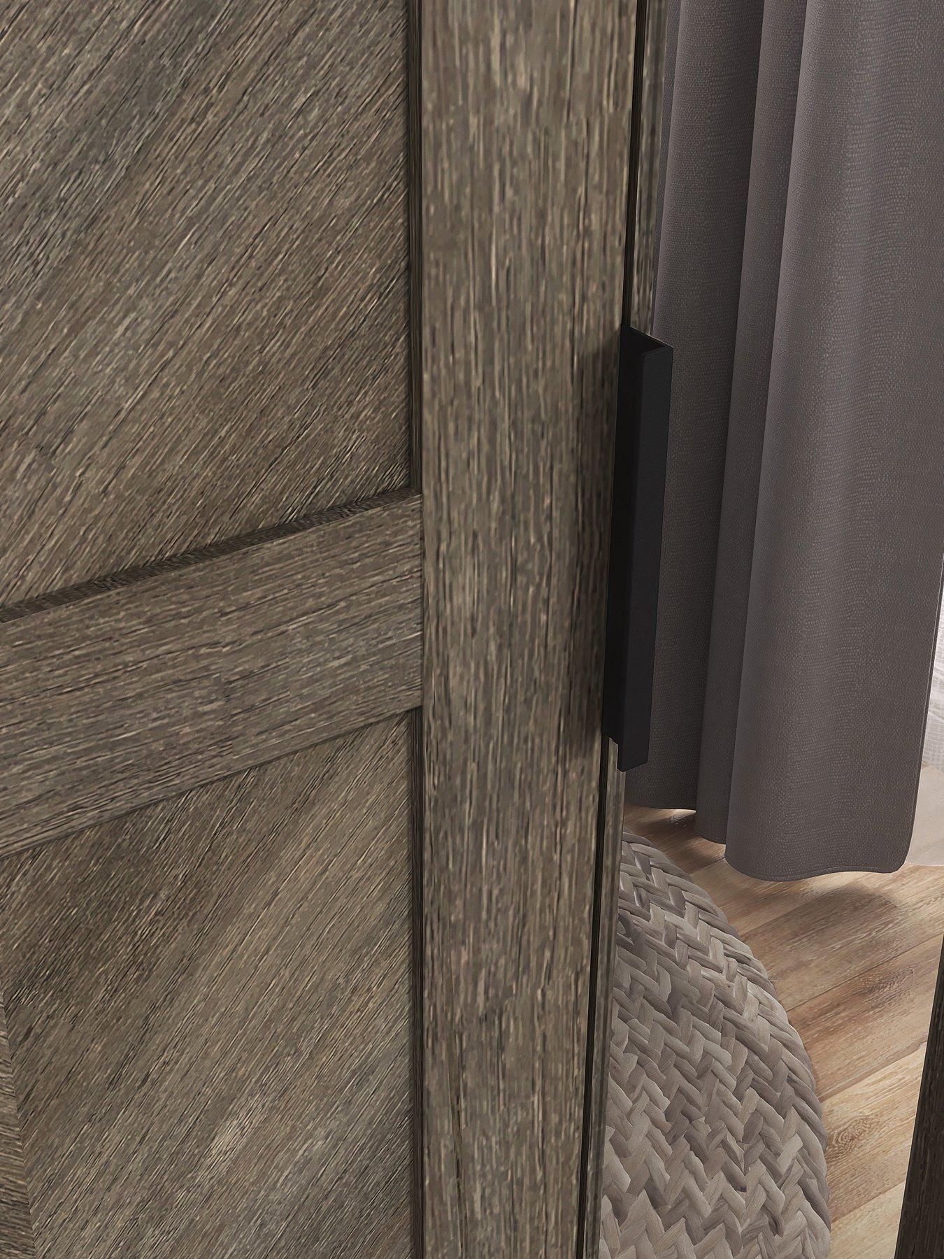  image of very-home-chevry-3-door-mirrored-wardrobe-greynbspoak