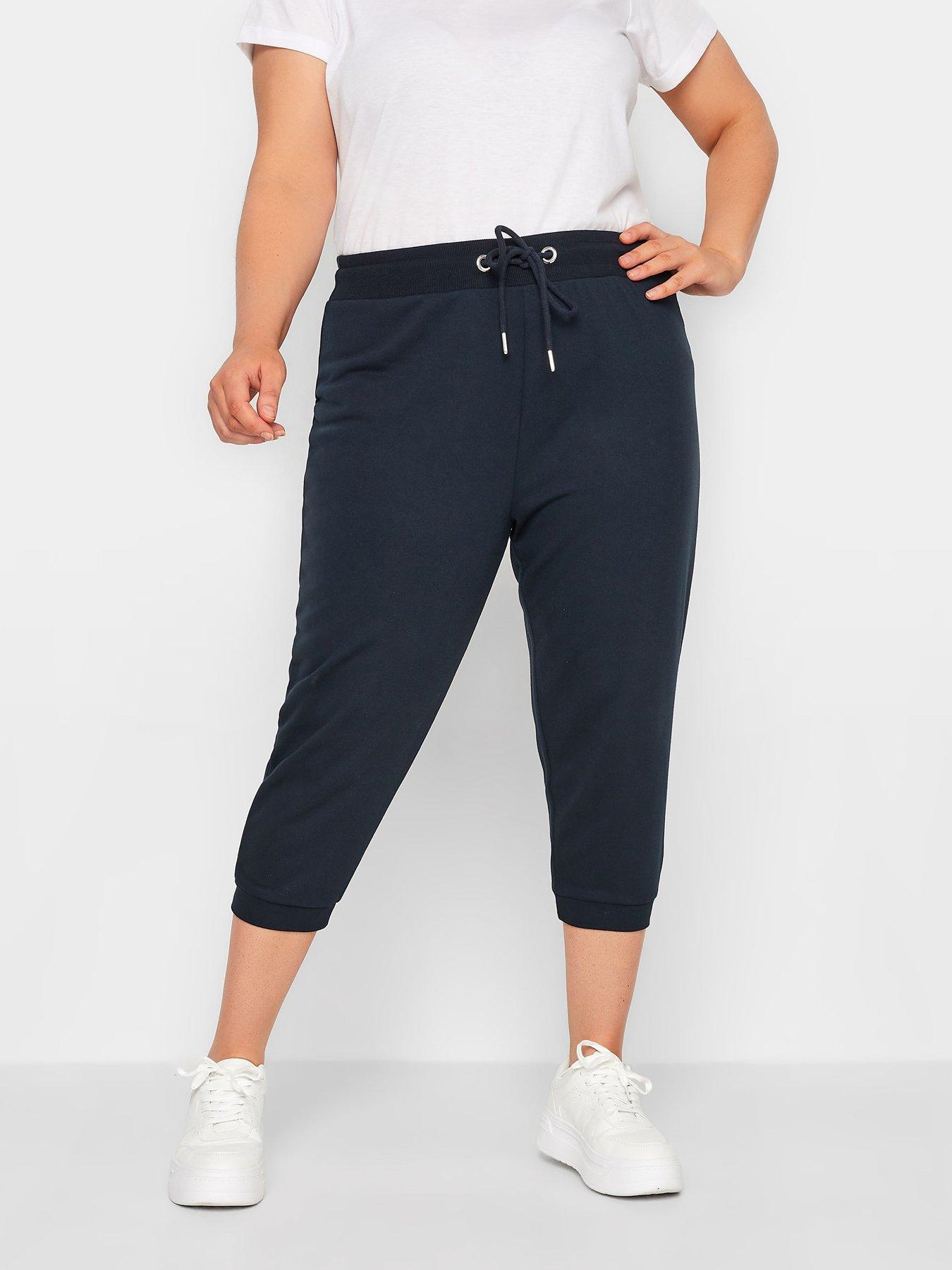 undefined Curve Navy Cropped Jogger