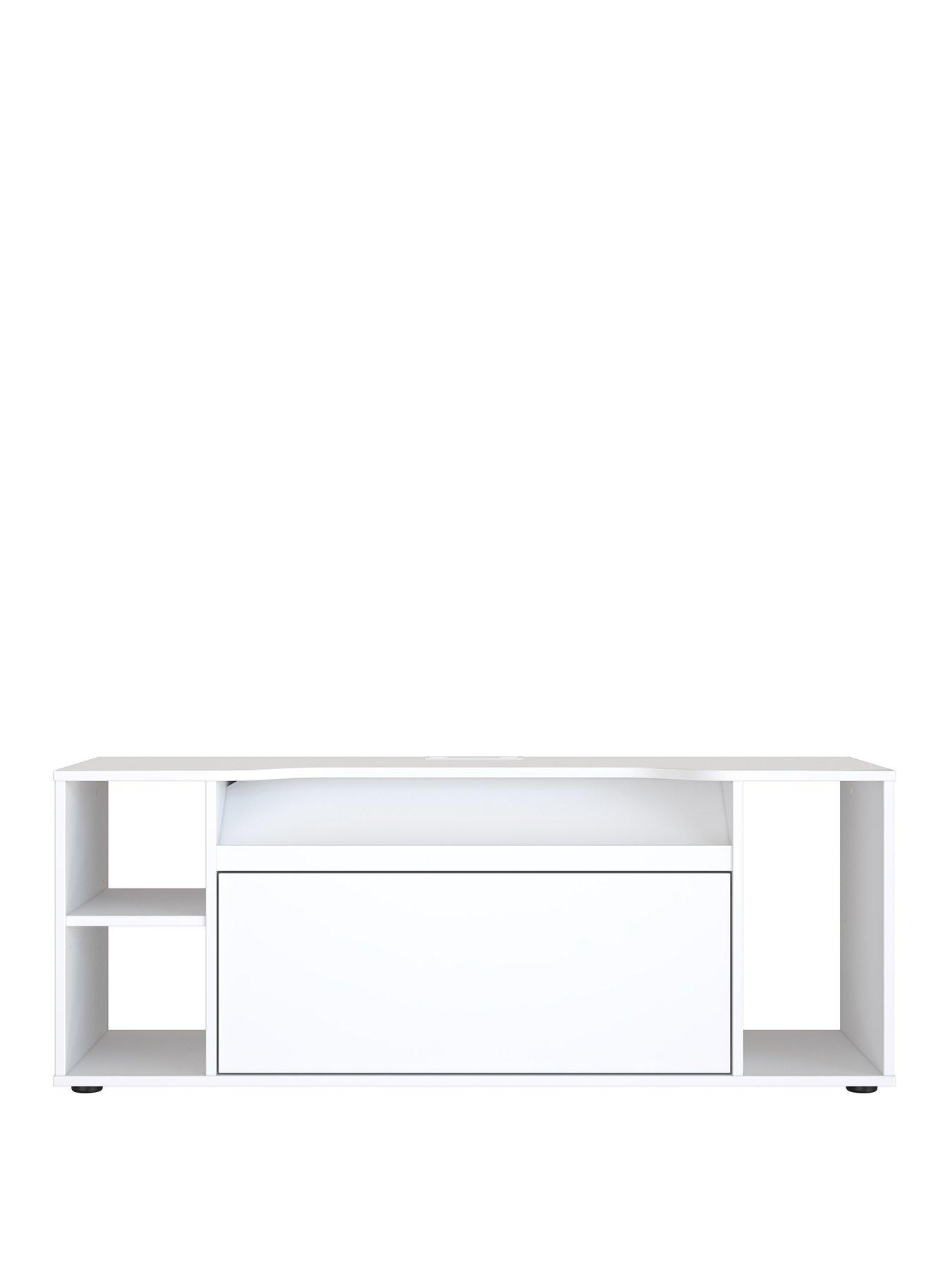 stillFront image of very-home-dylan-wall-mounted-mediagaming-unit-white