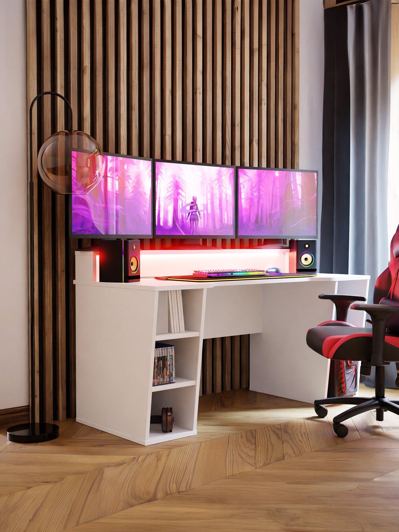 front image of very-home-dylan-gaming-desk-with-led-lighting-whitenbsp-nbspfsc-certified