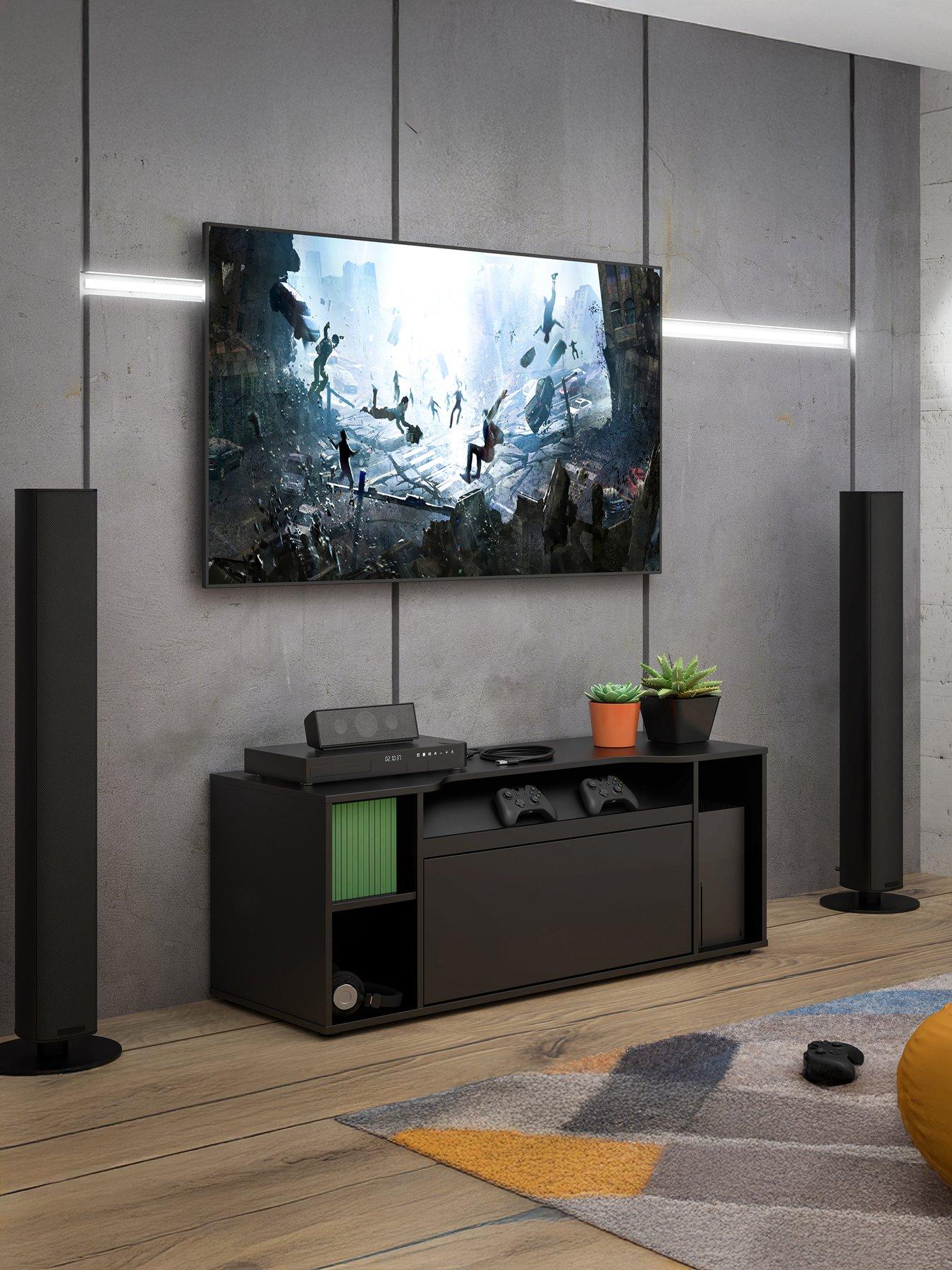 Very Home Dylan Wall Mounted Media/Gaming Unit - Black