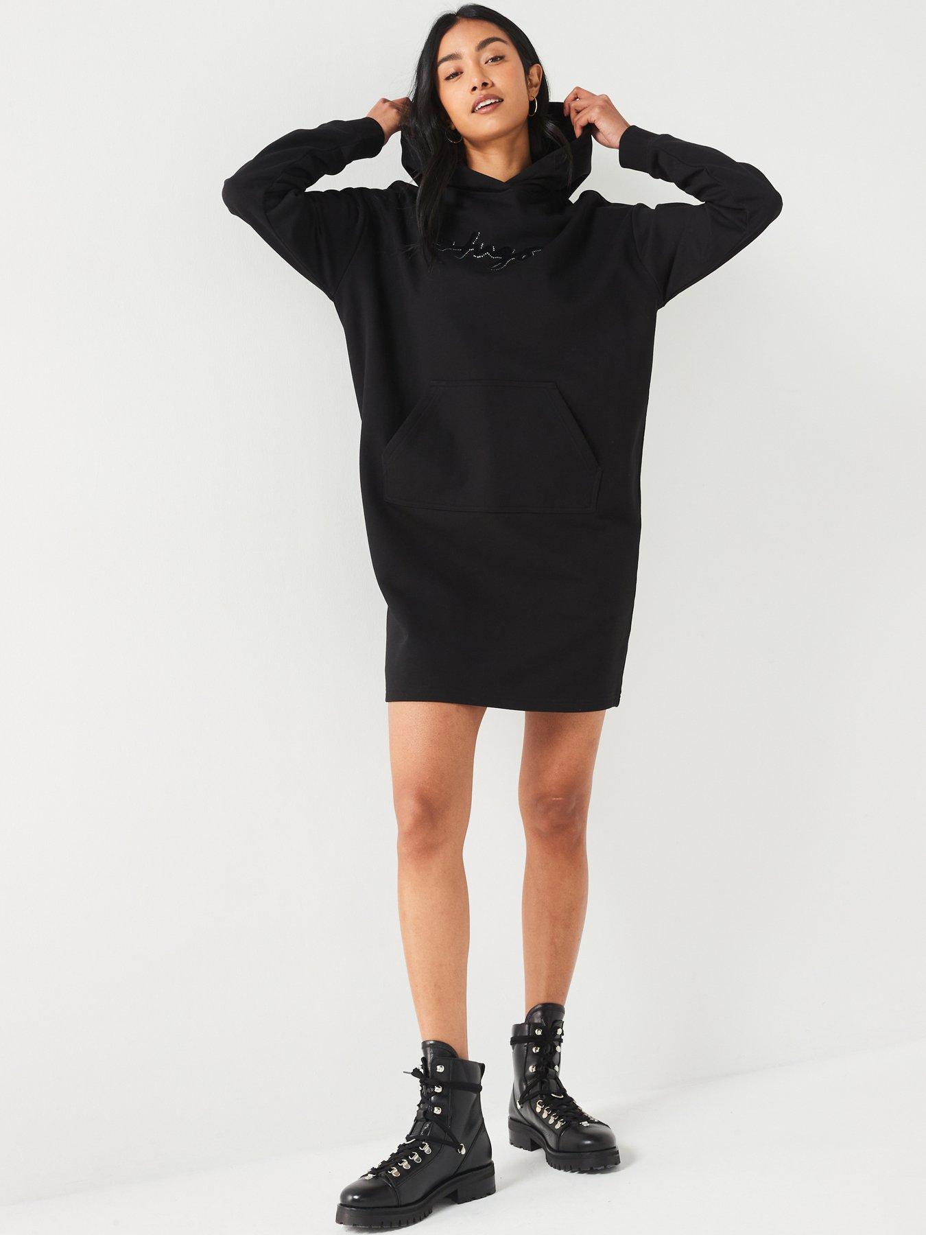 undefined Nevalia Sweat Dress - Black