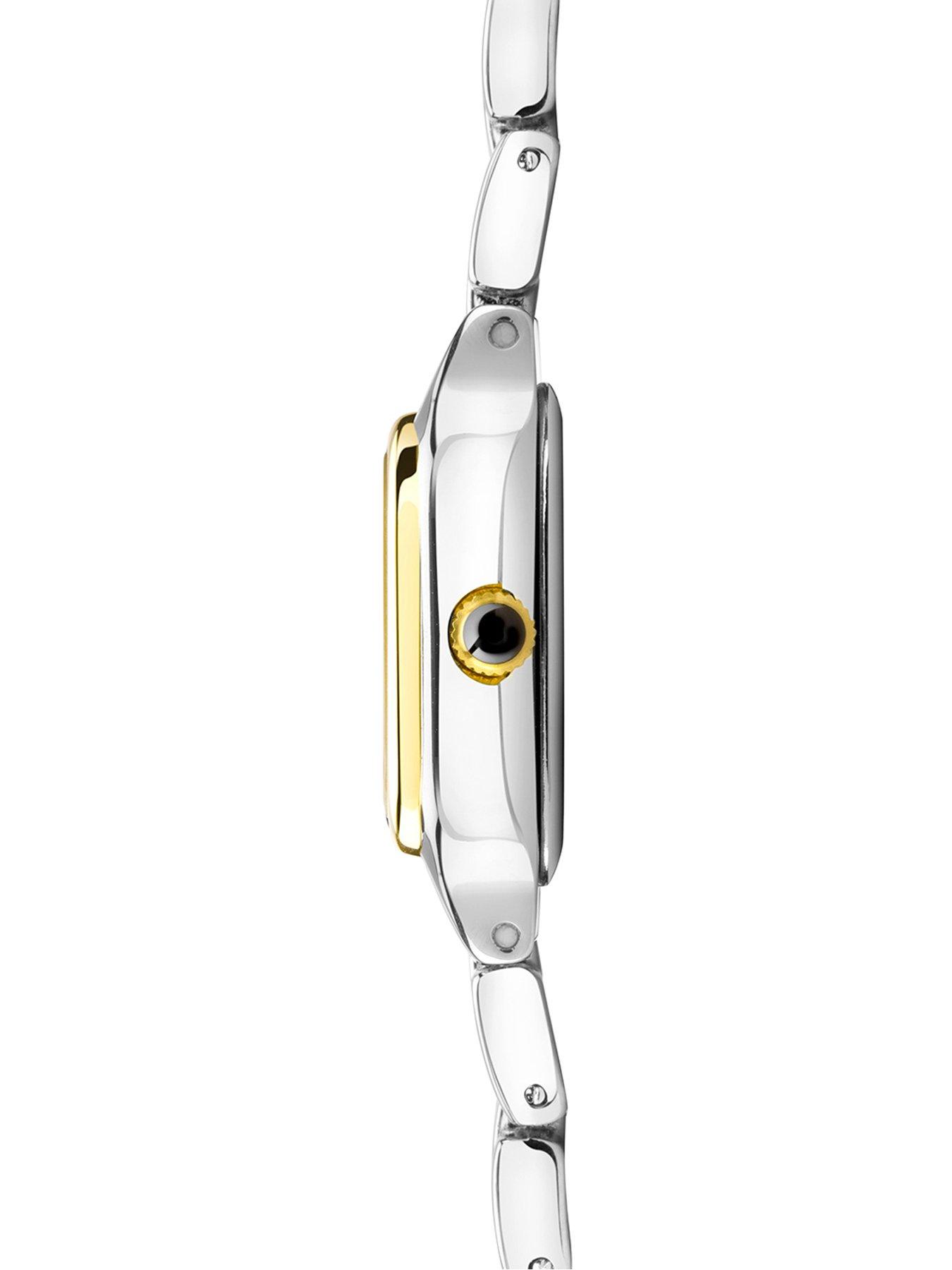 Image 4 of 6 of Sekonda Monica Maxi 2-Tone Alloy Bracelet with White Dial Analogue Watch