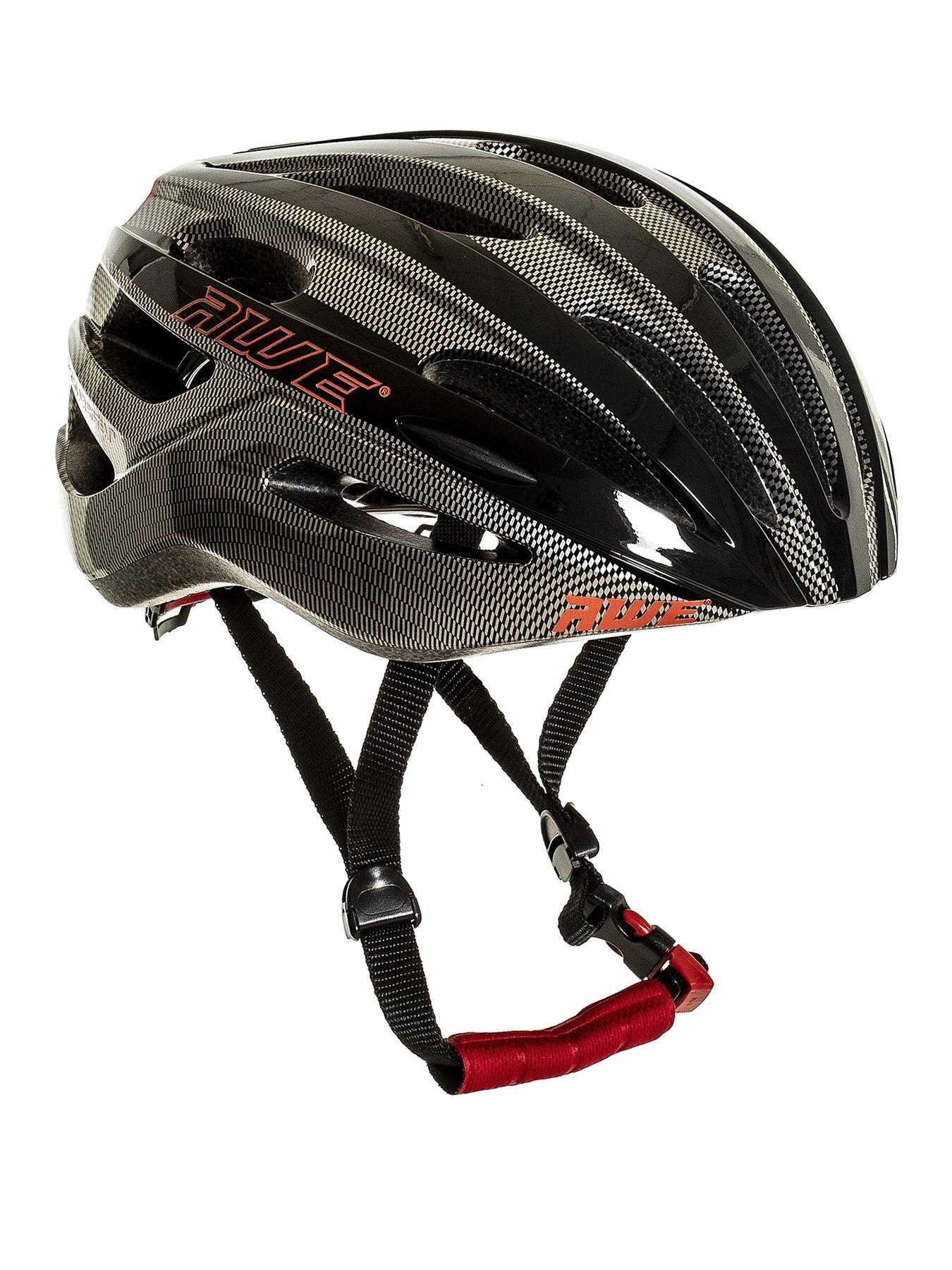 undefined AWESprint In Mould E-Bike/Bike Helmet - Carbon/Black/Red (55-58cm)