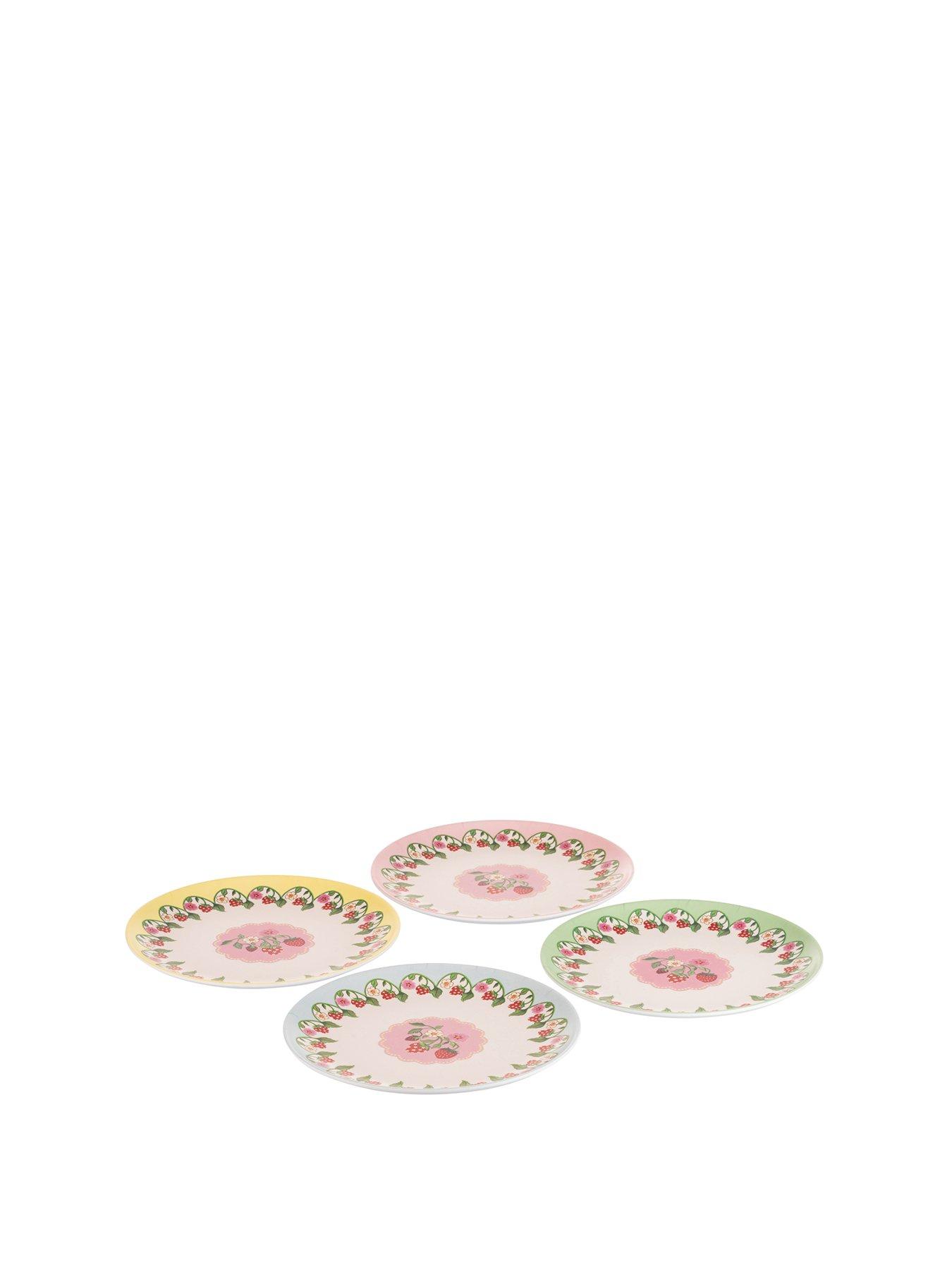 cath-kidston-strawberry-set-of-4-melamine-side-plates