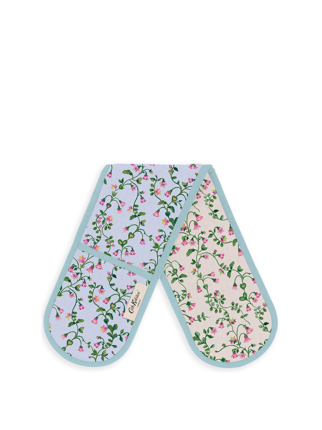 undefined Twin Flowers Double Oven Glove