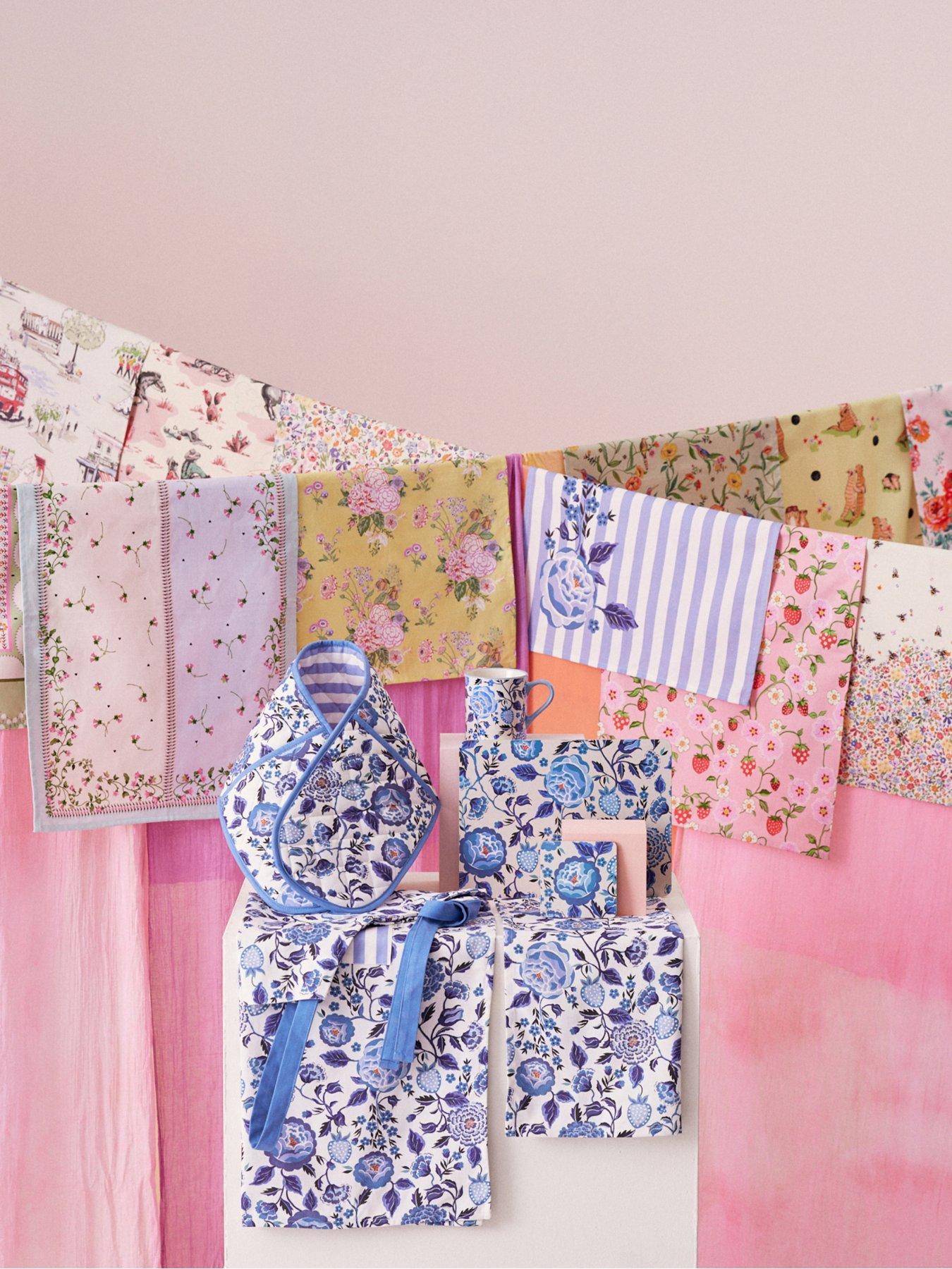  image of cath-kidston-strawberry-tea-towels-ndash-set-of-2
