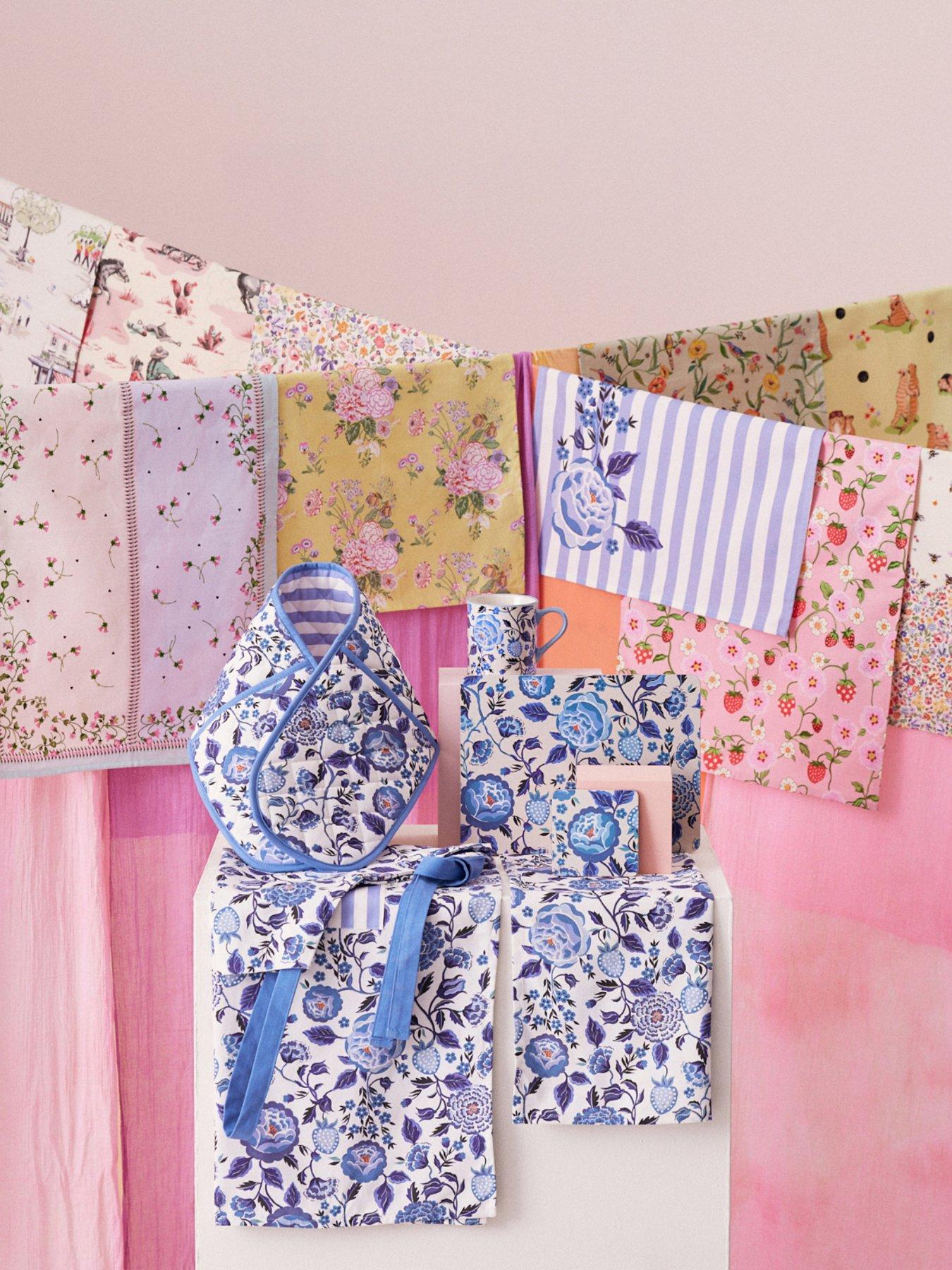  image of cath-kidston-strawberry-double-oven-glove