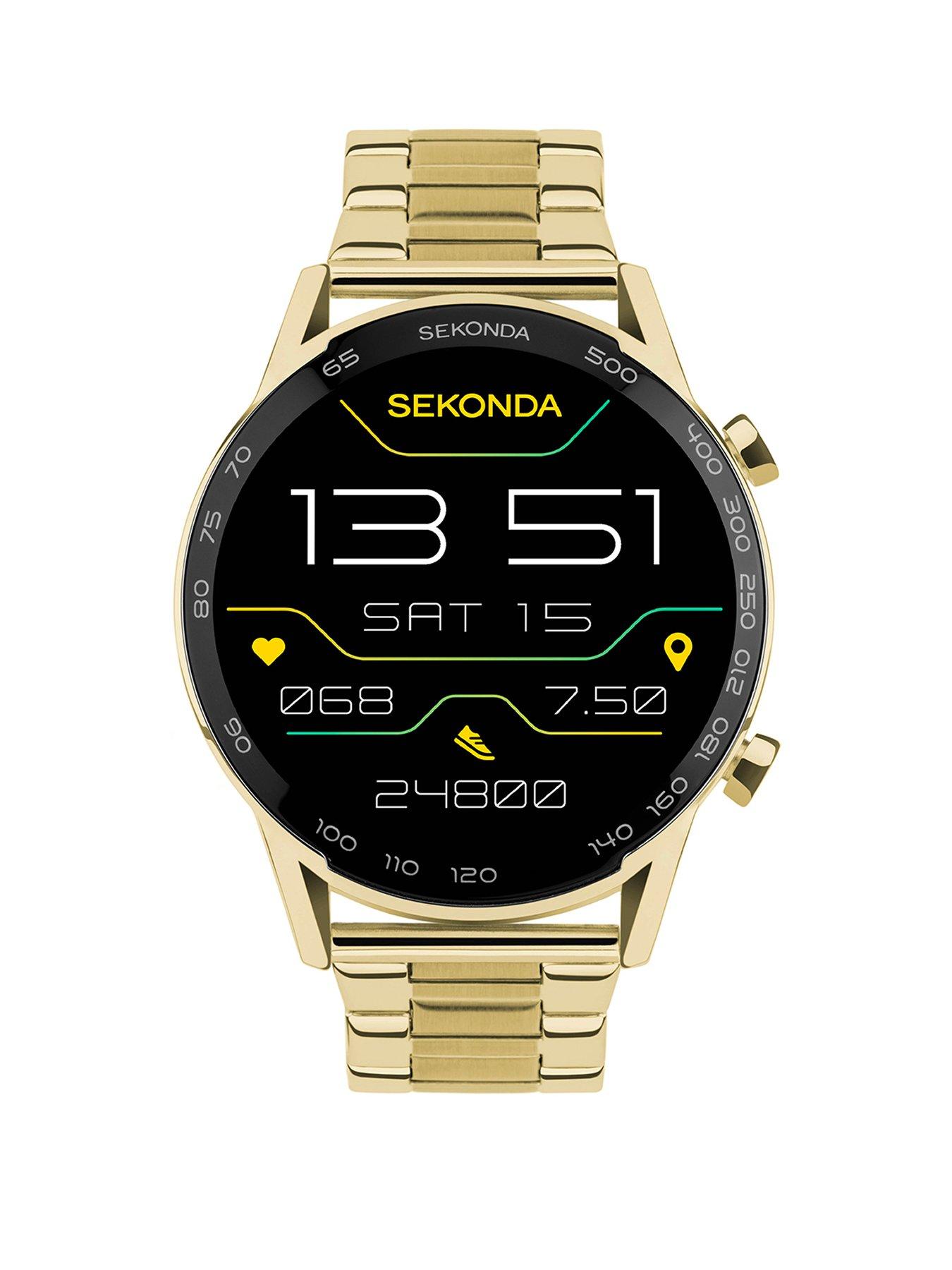 sekonda-mens-active-plus-gold-stainless-steel-bracelet-smartwatch