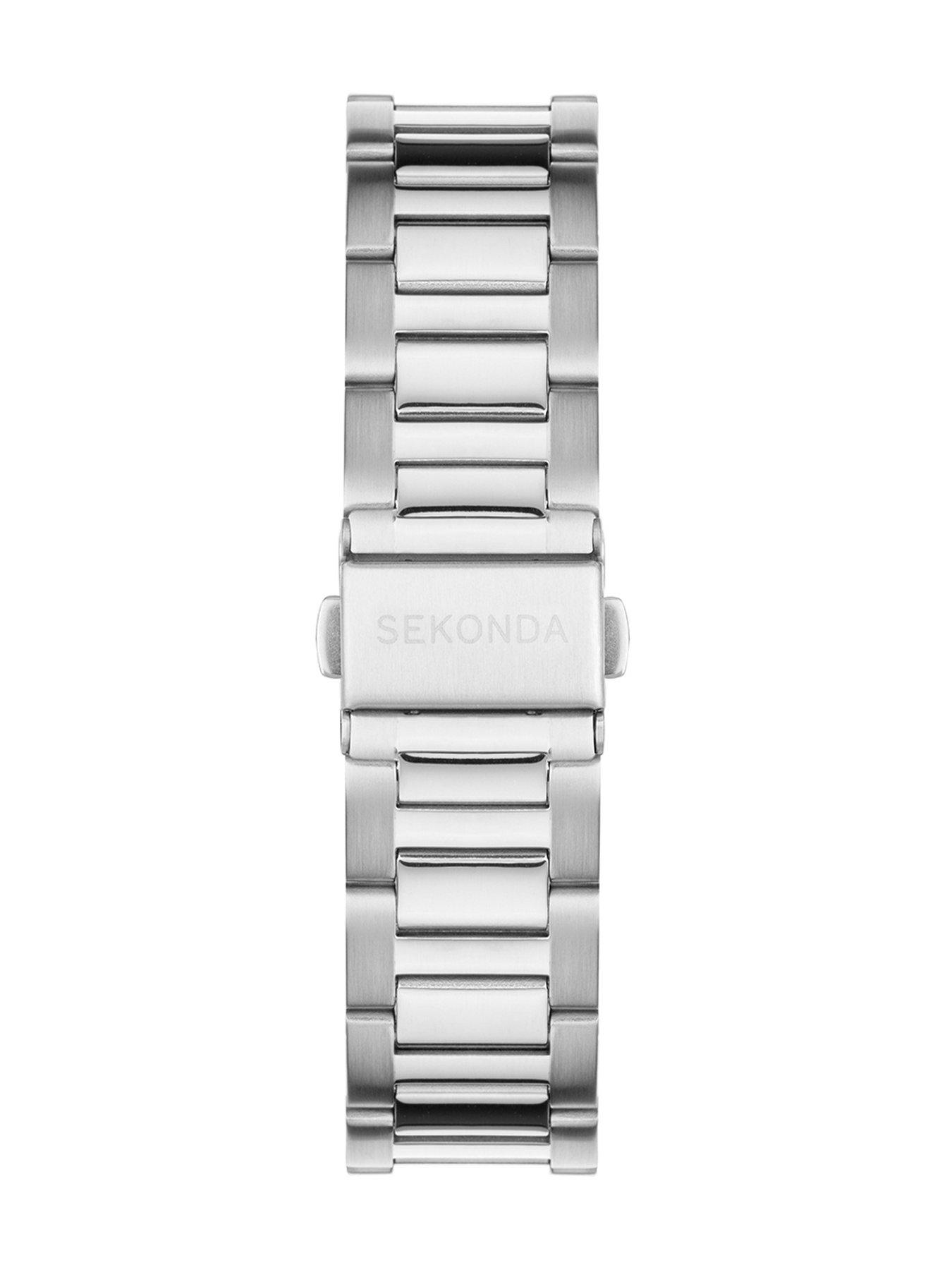  image of sekonda-circuit-silver-stainless-steel-braceletnbspchronograph-watch