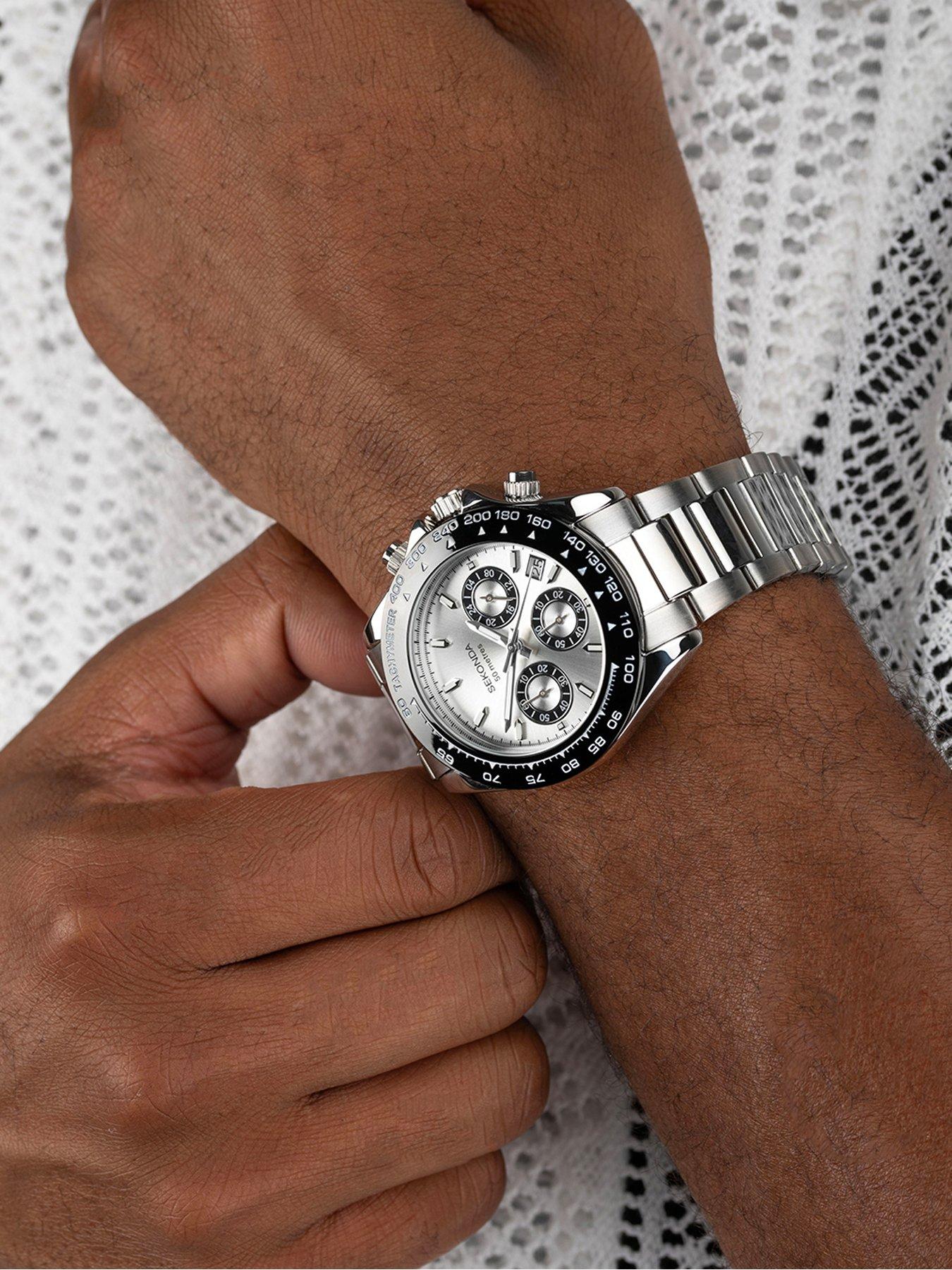 Image 3 of 6 of Sekonda Circuit Silver Stainless Steel Bracelet&nbsp;Chronograph Watch