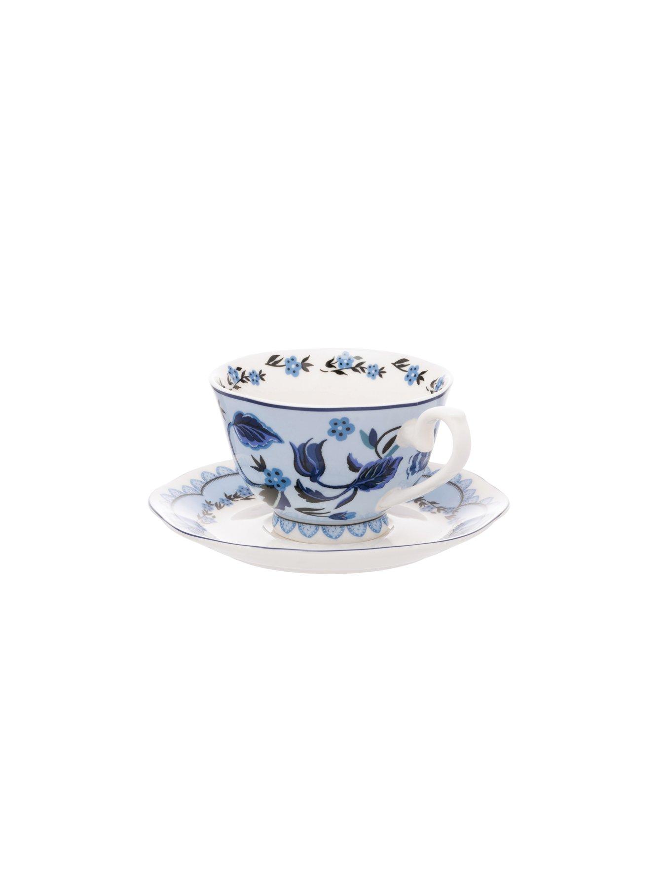 undefined Strawberry Teacup and Saucer