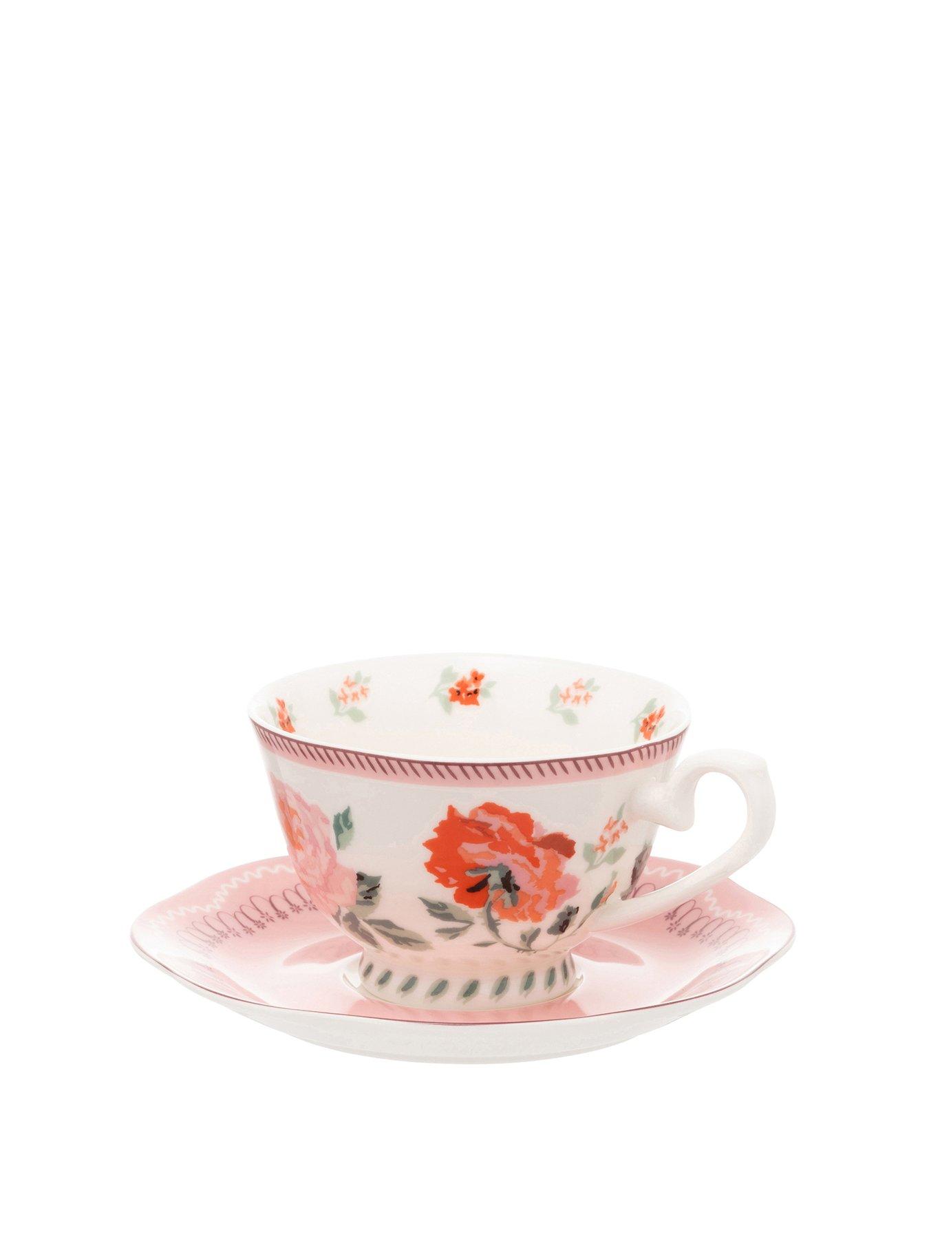  image of cath-kidston-archive-rose-teacup-and-saucer