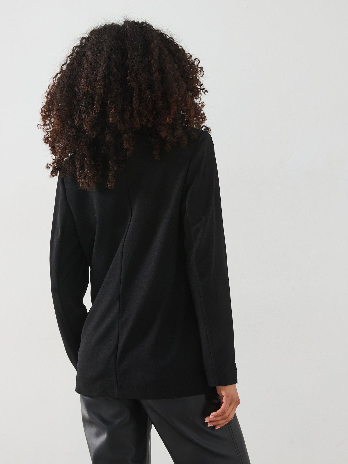  image of everyday-edge-to-edge-jersey-blazer-black