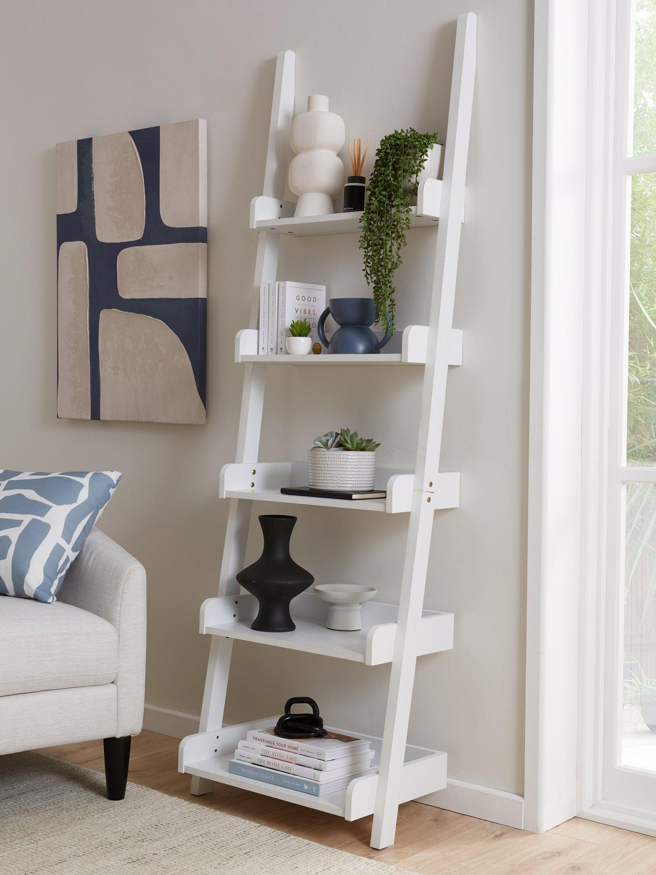 Very Home Rebel Ladder Shelf - White - FSC Certified