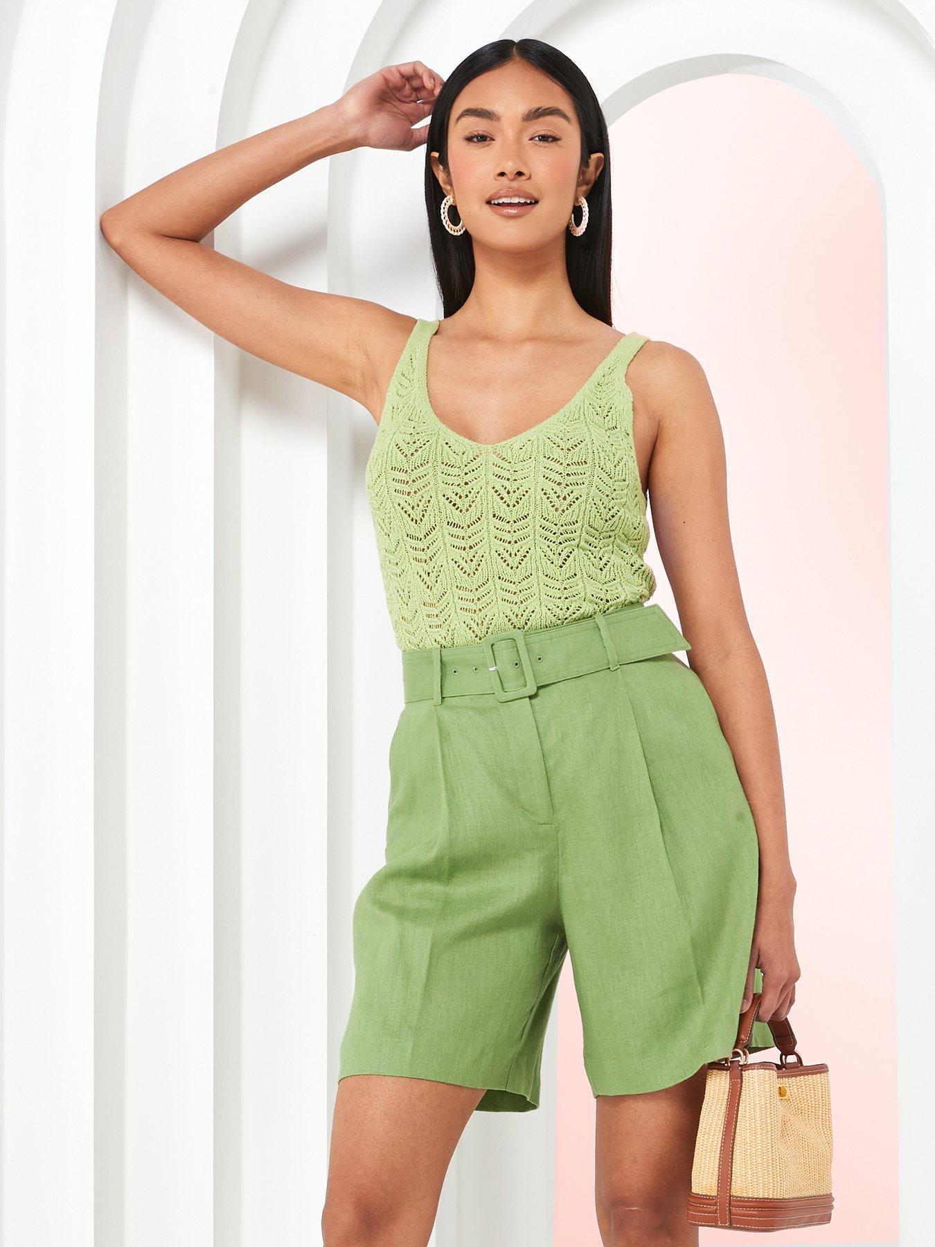 undefined Openwork Details Knit Top