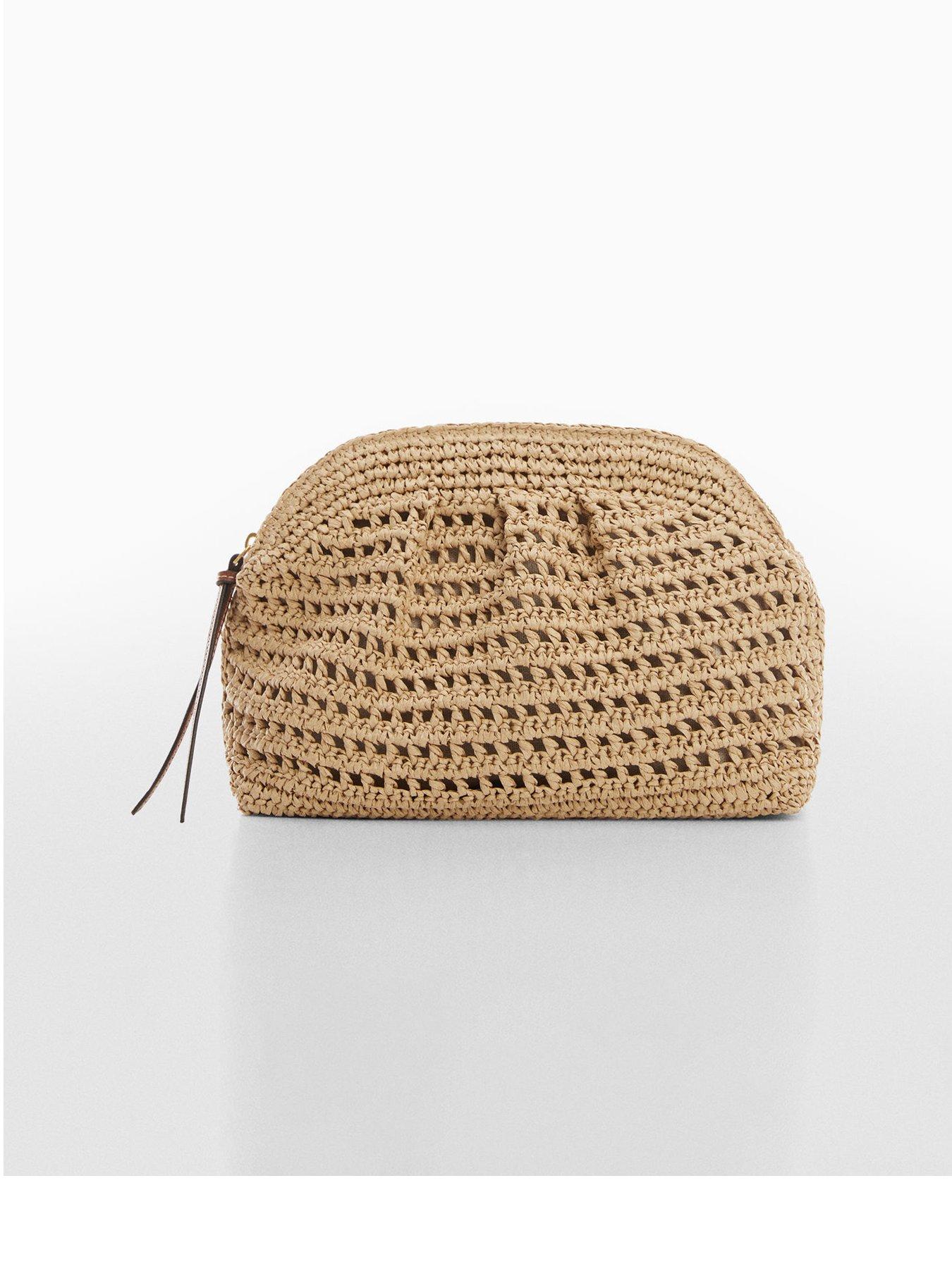 Raffia clutch bag best sale