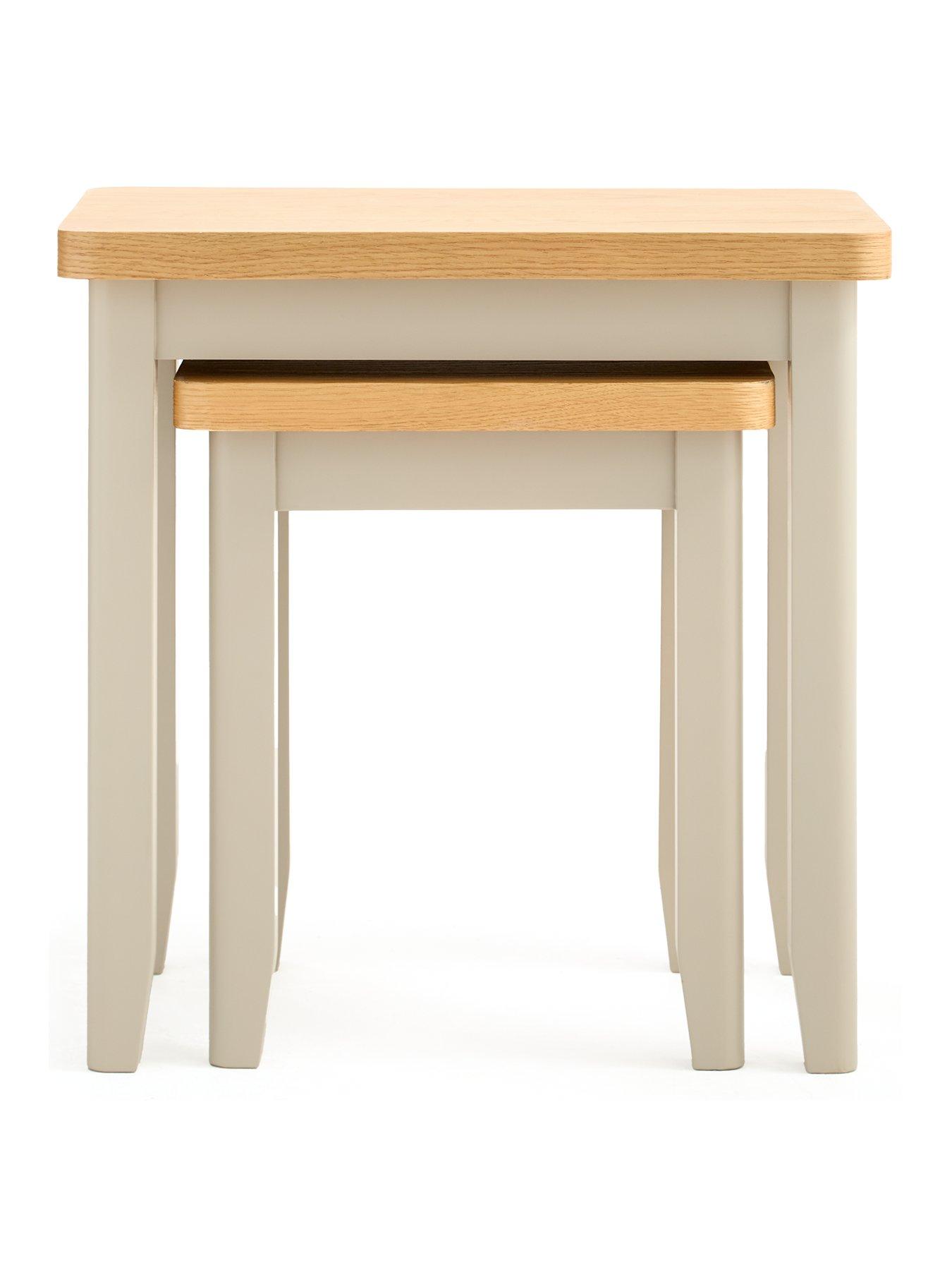 Image 2 of 7 of The Very Collection Malone Nest of Tables&nbsp;- contains Solid Wood