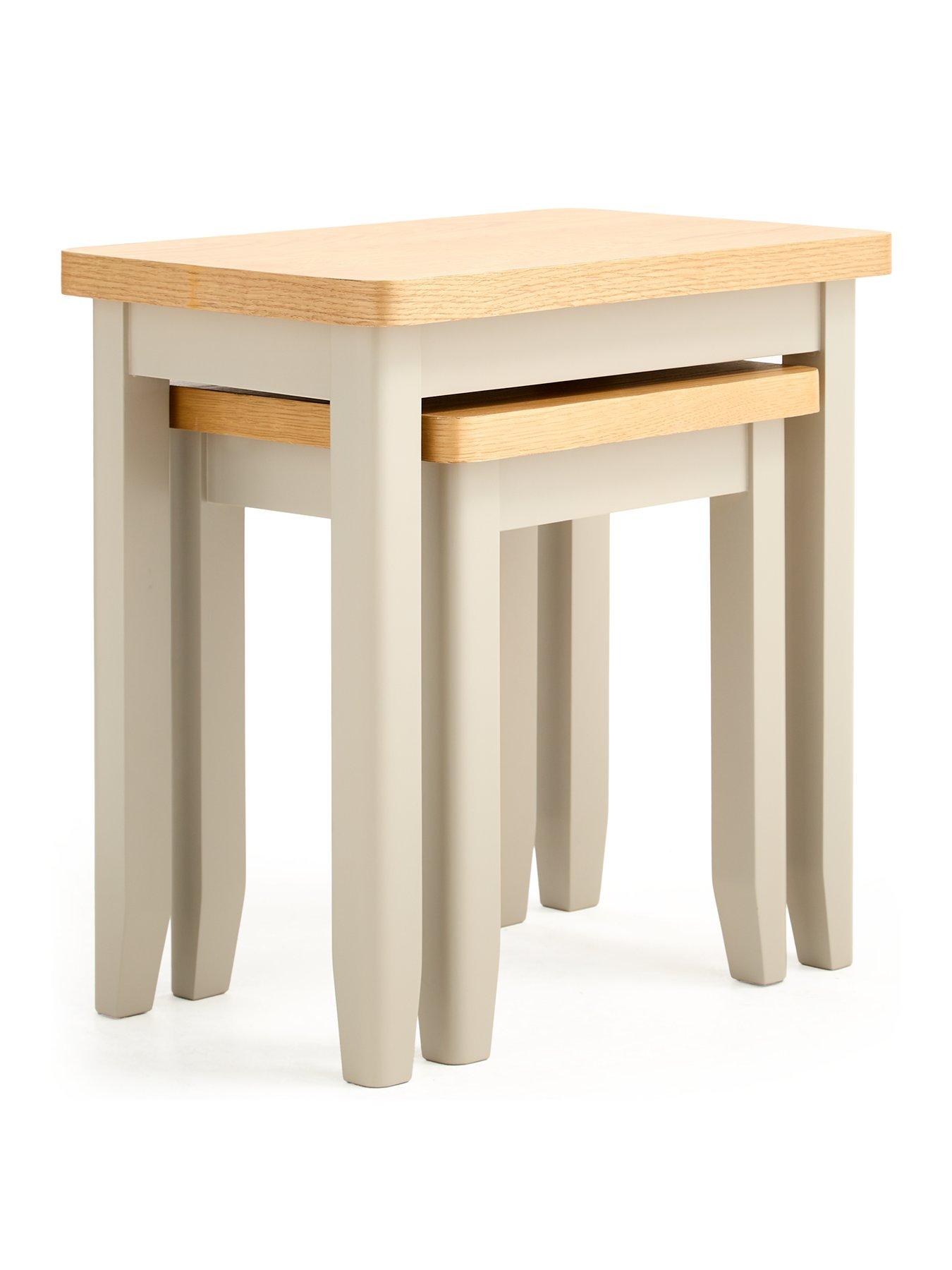 Image 3 of 7 of The Very Collection Malone Nest of Tables&nbsp;- contains Solid Wood