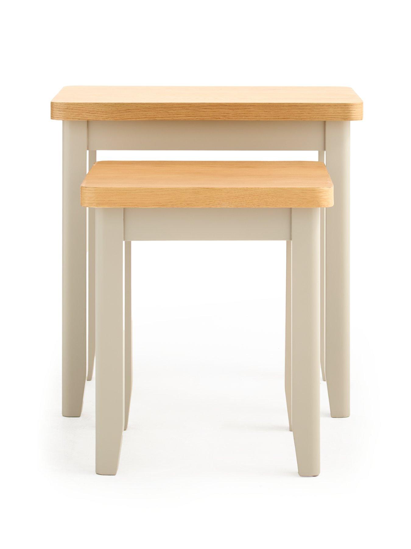 Image 4 of 7 of The Very Collection Malone Nest of Tables&nbsp;- contains Solid Wood