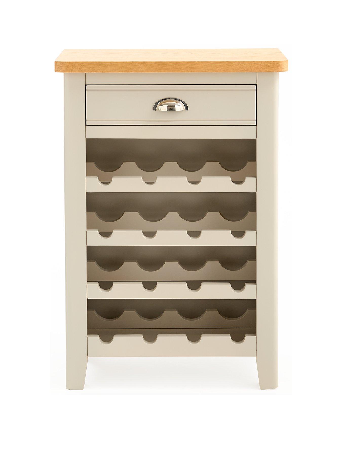 Image 2 of 7 of Very Home Malone Ready Assembled Wine Cabinet&nbsp;- contains Solid Wood