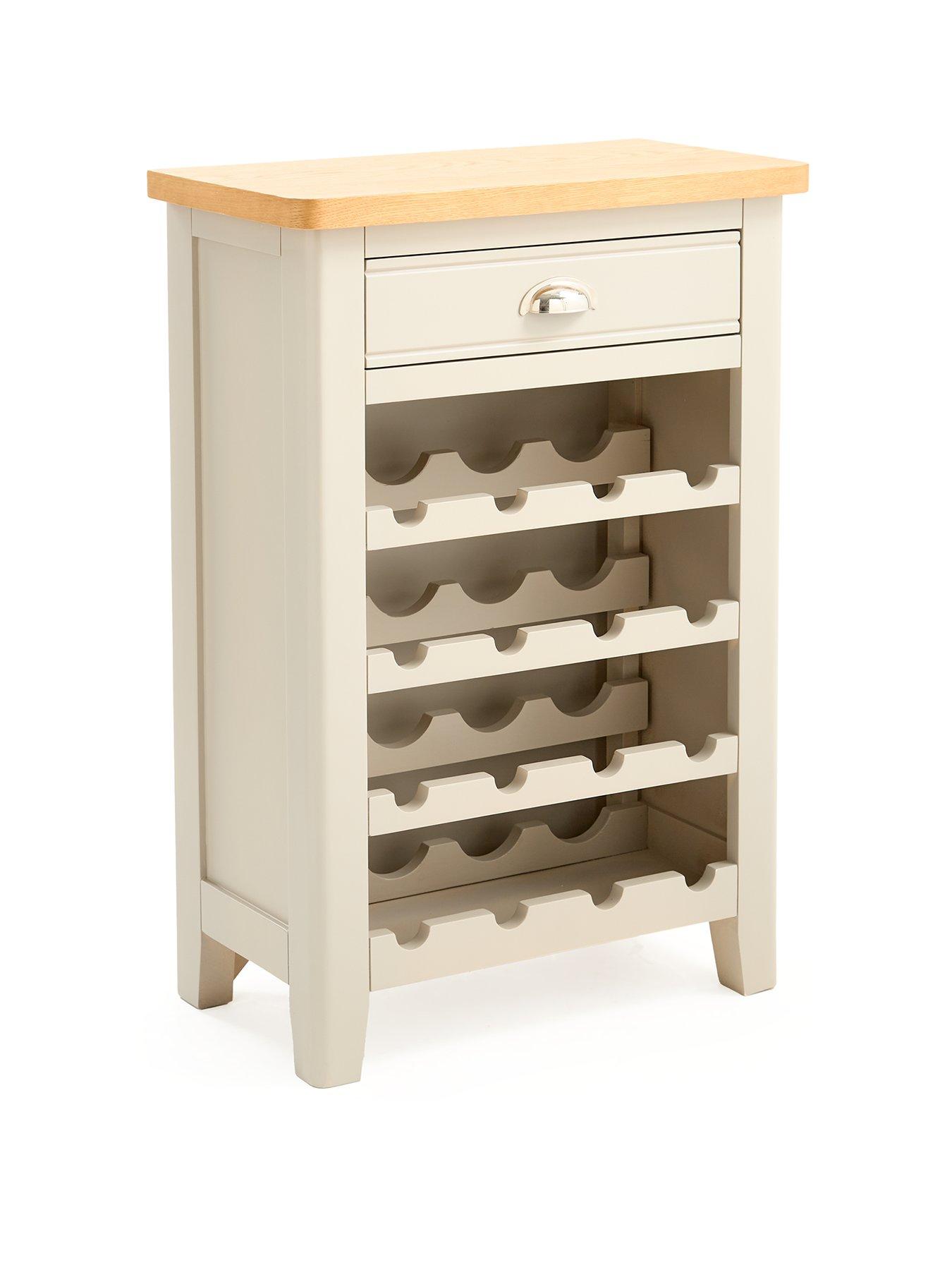 Image 3 of 7 of Very Home Malone Ready Assembled Wine Cabinet&nbsp;- contains Solid Wood