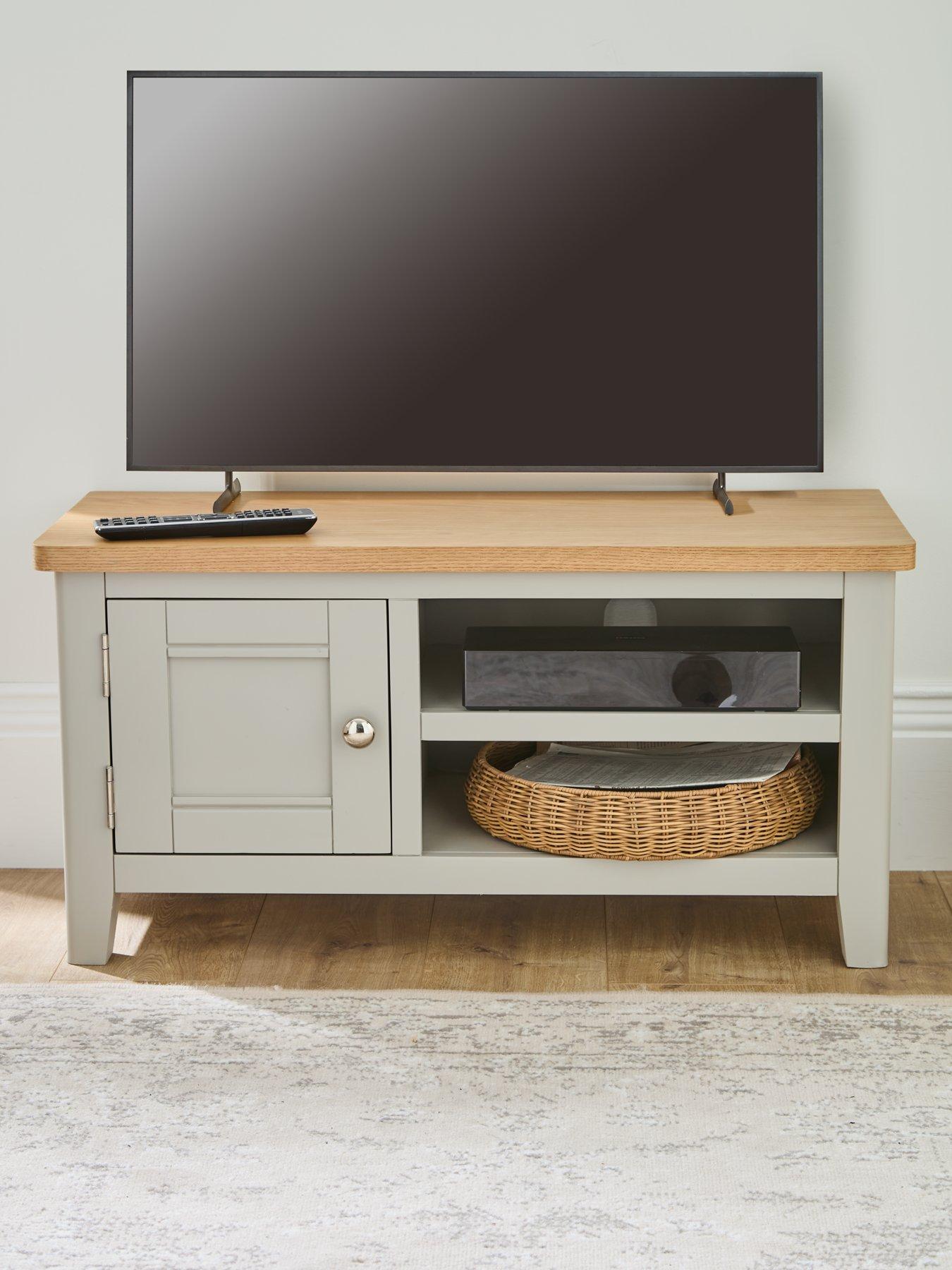The Very Collection Malone Ready Assembled TV Unit - fits up To 42 inch TV - contains Solid Wood