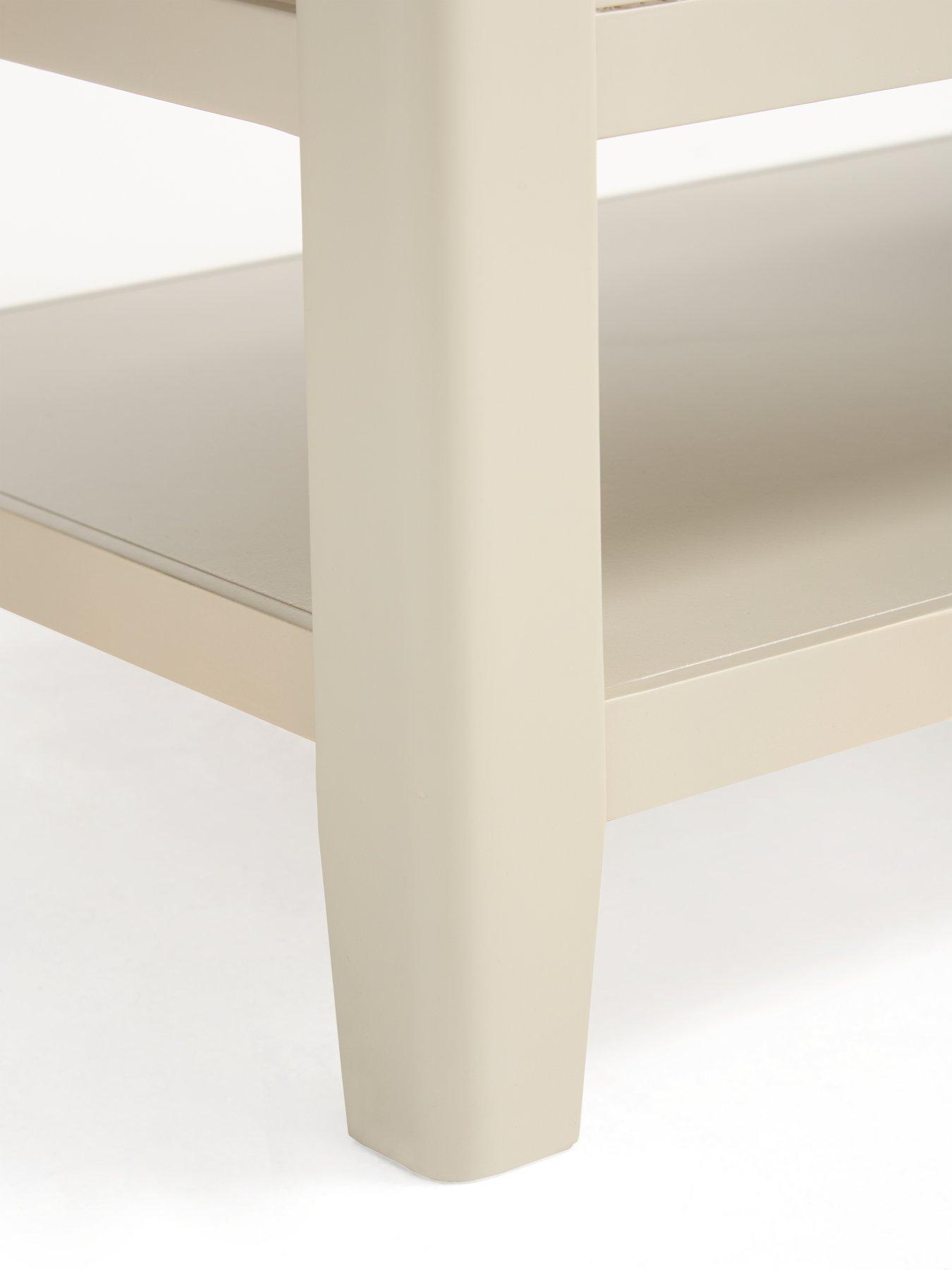 Image 5 of 7 of The Very Collection Malone Ready Assembled Large 1 Drawer&nbsp;Coffee Table&nbsp;-&nbsp;contains Solid Wood