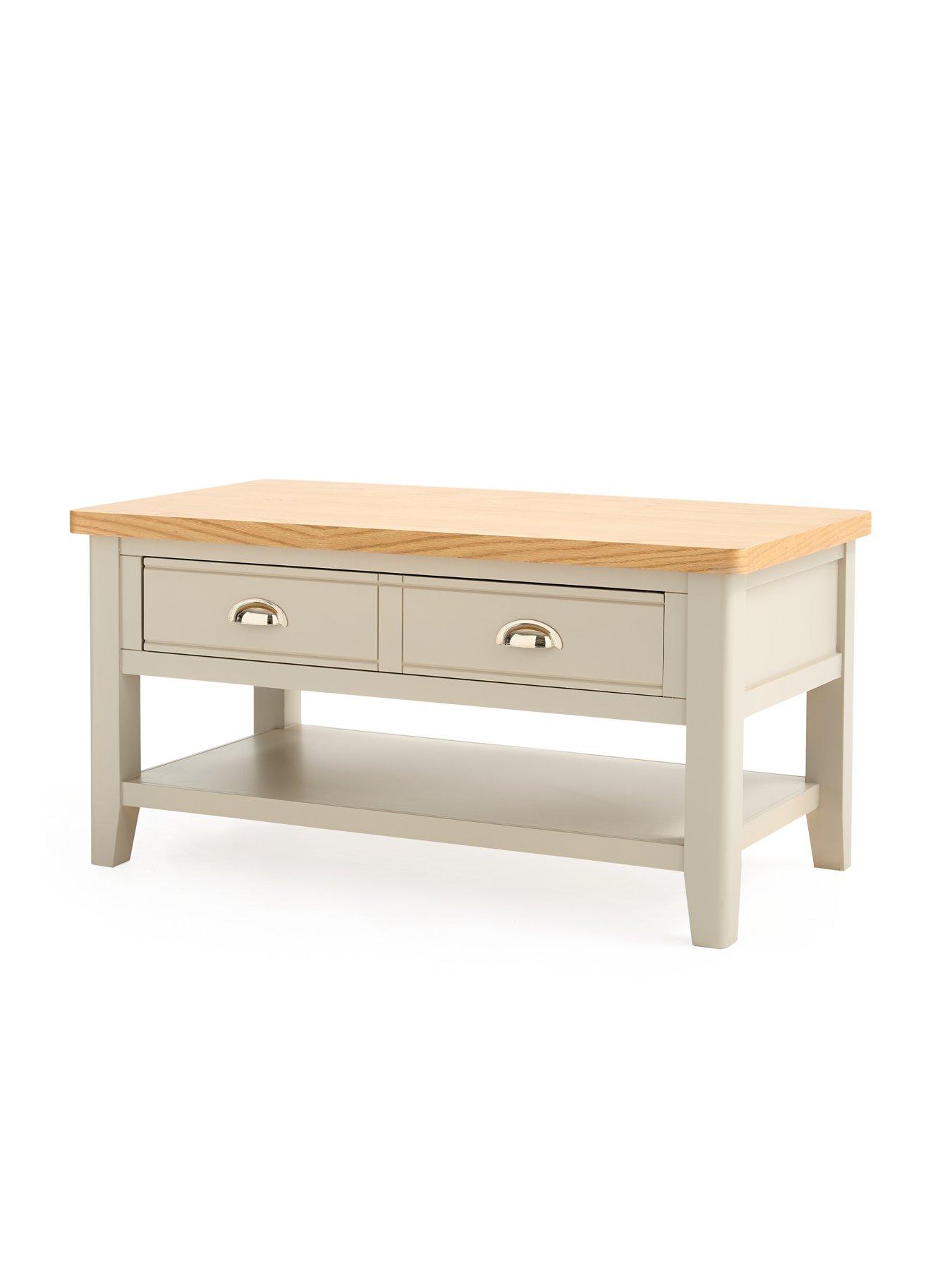 Image 7 of 7 of The Very Collection Malone Ready Assembled Large 1 Drawer&nbsp;Coffee Table&nbsp;-&nbsp;contains Solid Wood