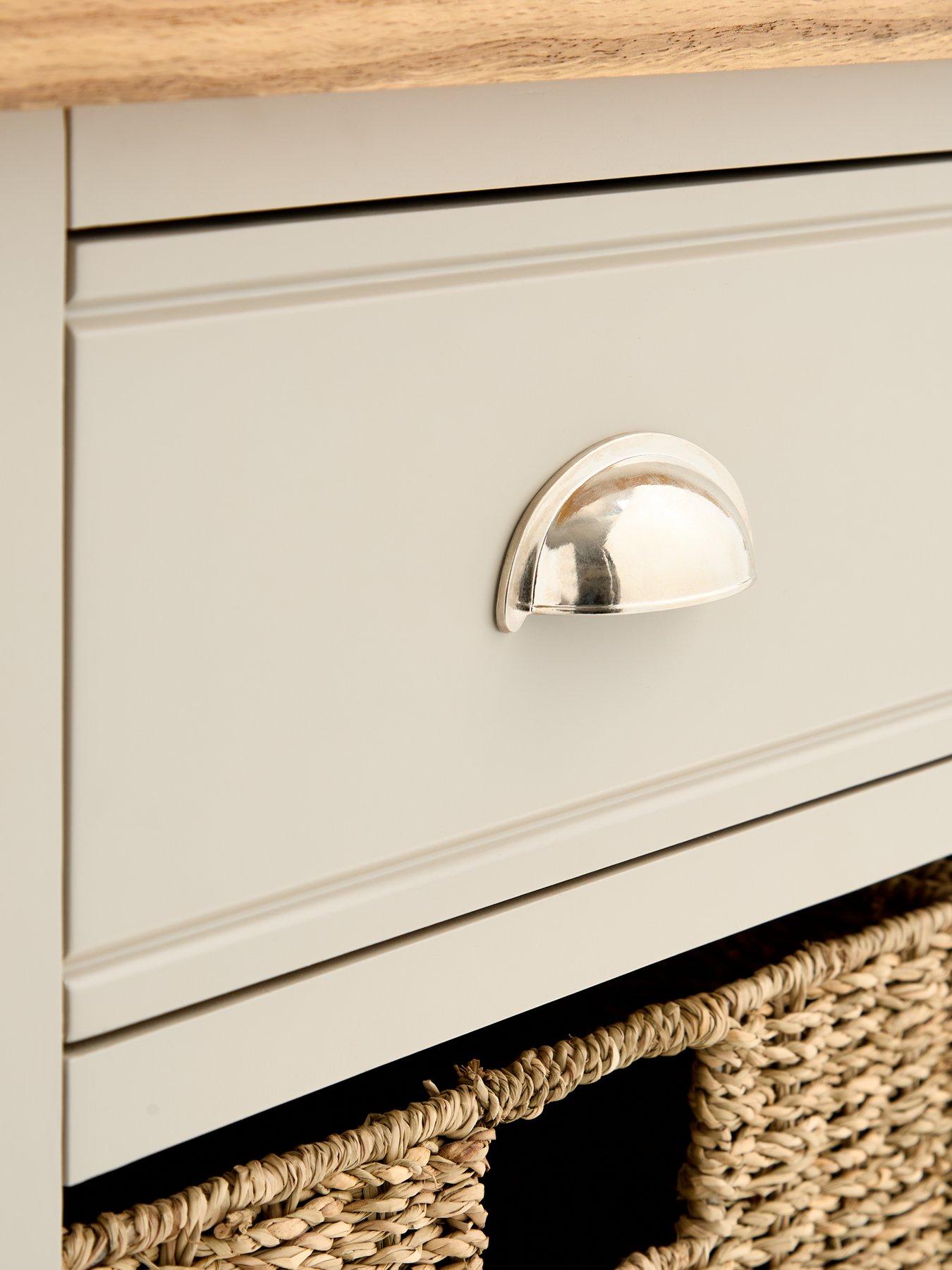 Image 6 of 7 of Very Home Malone Ready Assembled 2 Drawer, 4 Basket Sideboard&nbsp;&nbsp;- contains Solid Wood