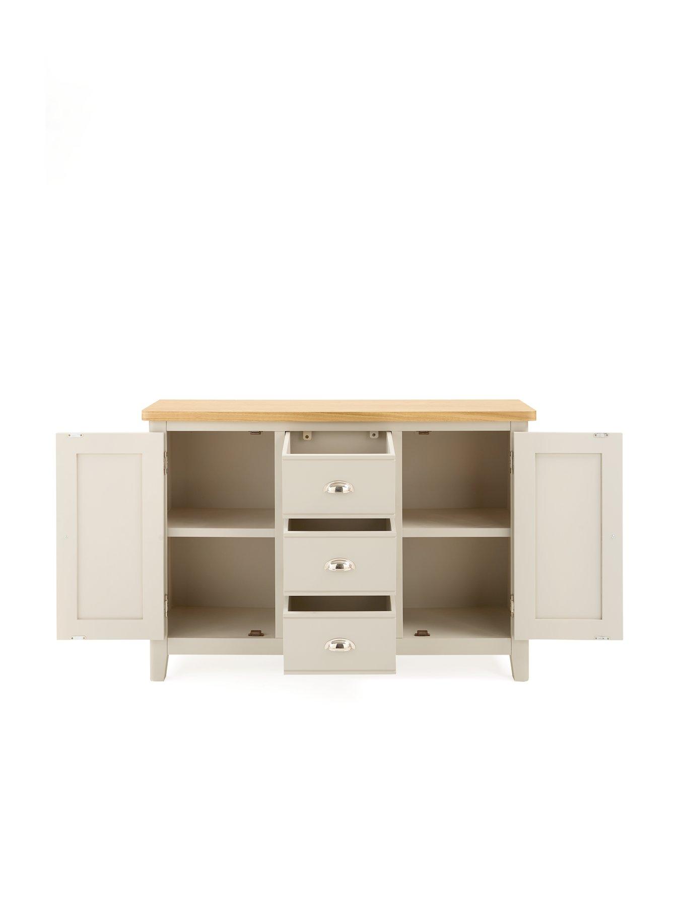 Image 4 of 7 of Very Home Malone Ready Assembled 2 Door, 2 Drawer Large Sideboard - contains Solid Wood