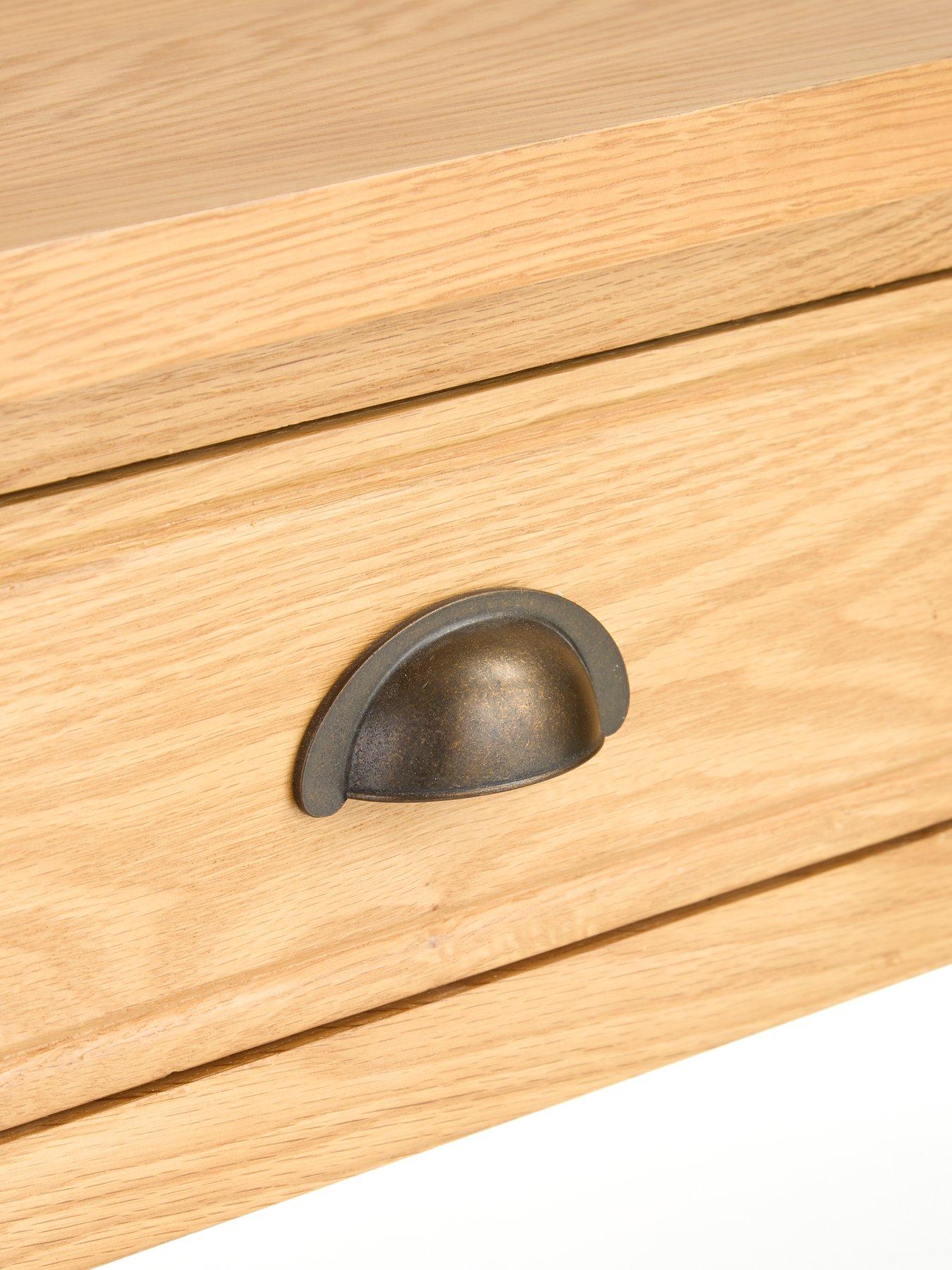 Image 7 of 7 of The Very Collection Ashwin&nbsp;2 Drawer&nbsp;Console Table&nbsp;- contains Solid Wood