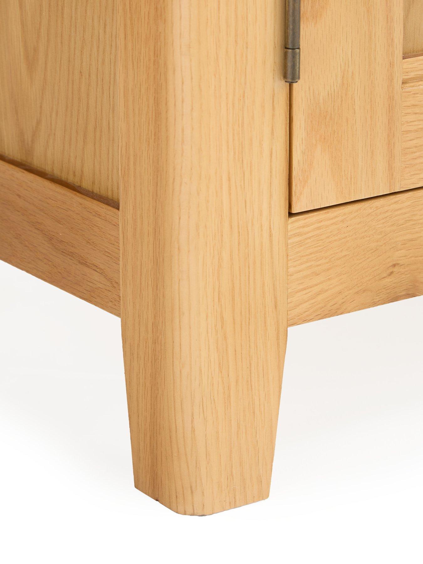 Image 5 of 7 of The Very Collection Ashwin Ready Assembled Small 2 Door&nbsp;Sideboard&nbsp;-&nbsp;contains Solid Wood