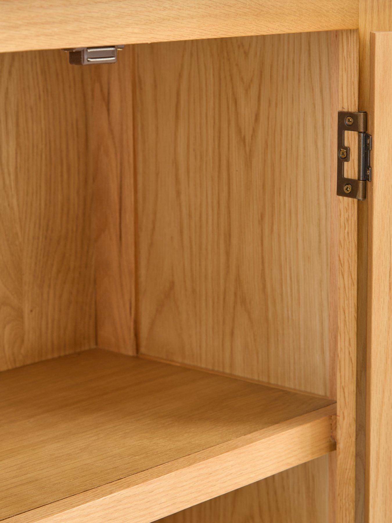 Image 7 of 7 of The Very Collection Ashwin Ready Assembled Small 2 Door&nbsp;Sideboard&nbsp;-&nbsp;contains Solid Wood