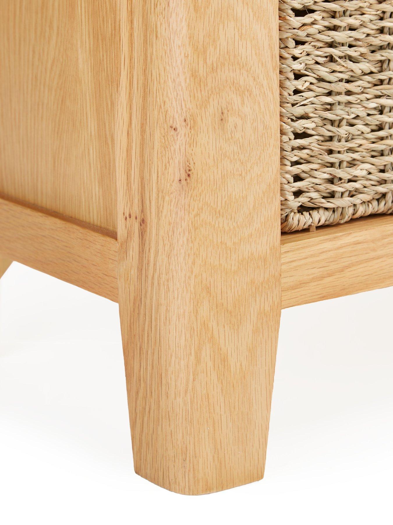 Image 6 of 7 of Very Home Ashwin Ready Assembled 1 Drawer, 3 Basket Sideboard&nbsp;- contains Solid Wood