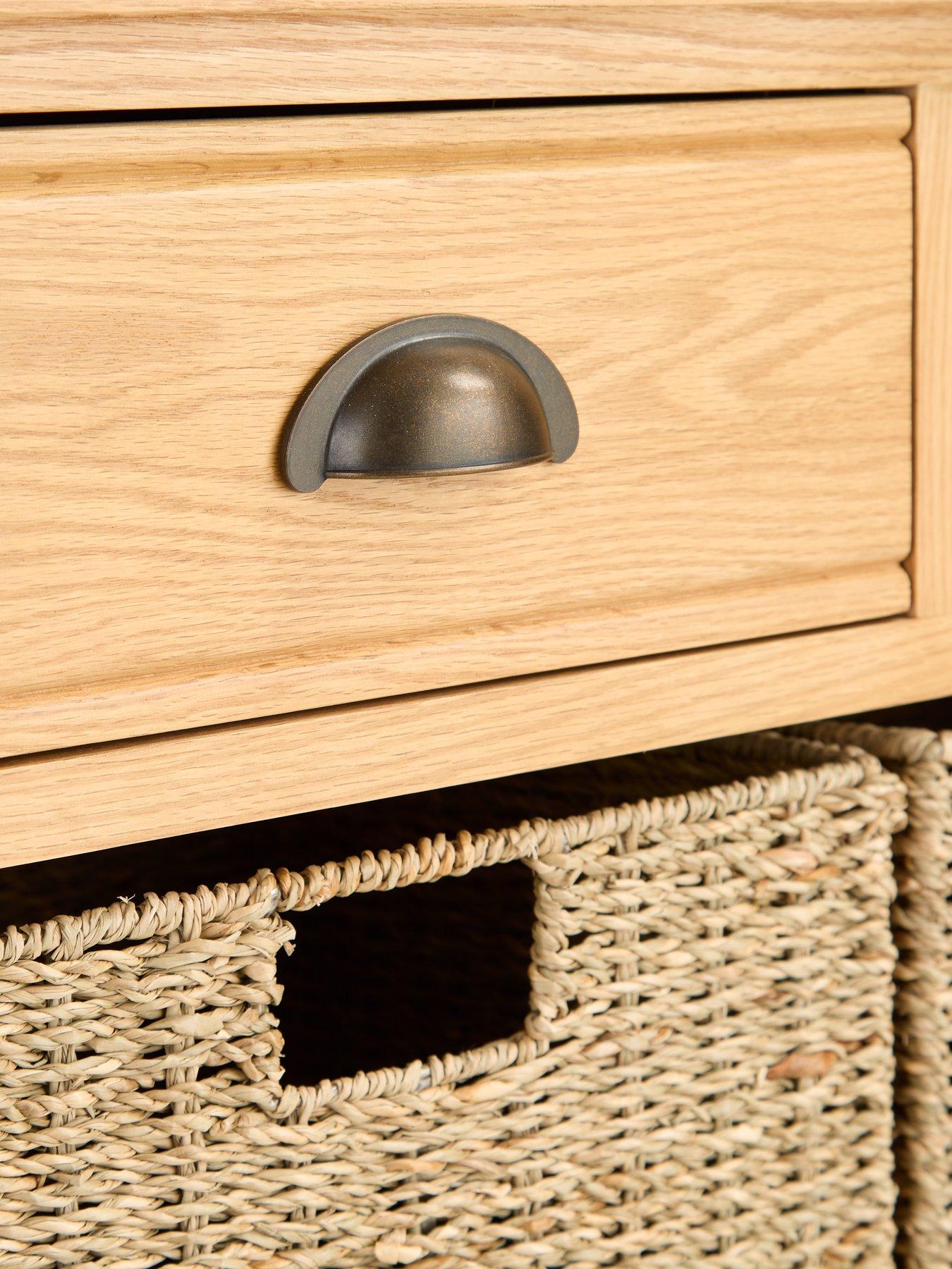  image of very-home-ashwin-ready-assemblednbsp2-drawer-4-basket-sideboardnbsp--contains-solid-wood