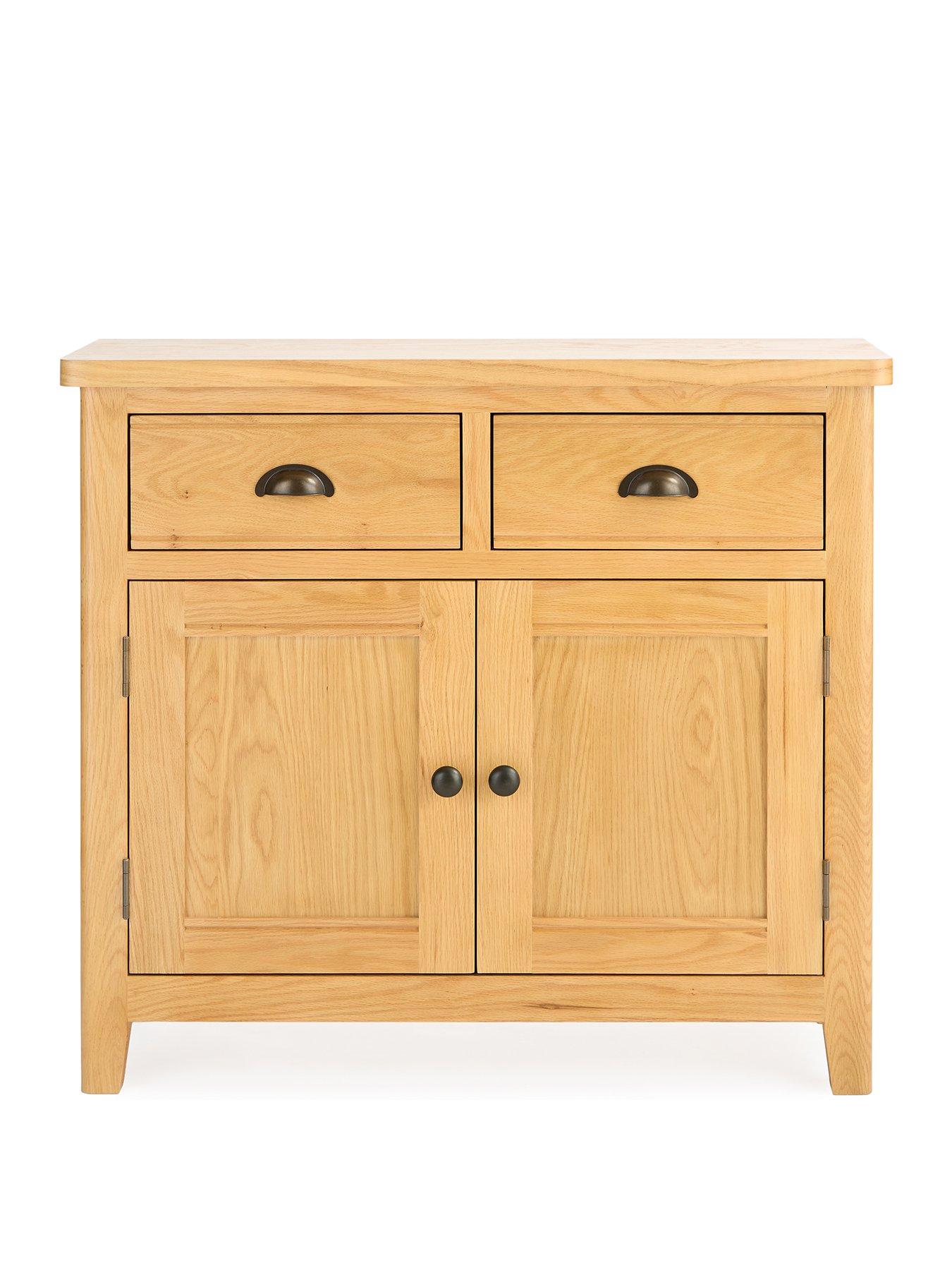 stillFront image of the-very-collection-ashwin-ready-assembled-2-door-2-drawer-medium-sideboardnbsp--contains-solid-wood