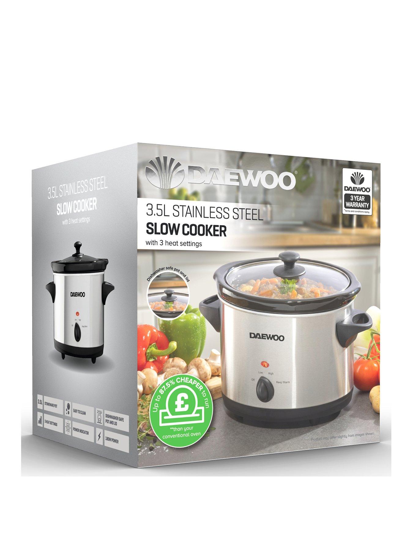 undefined 3.5 Litre Slow Cooker Stainless Steel