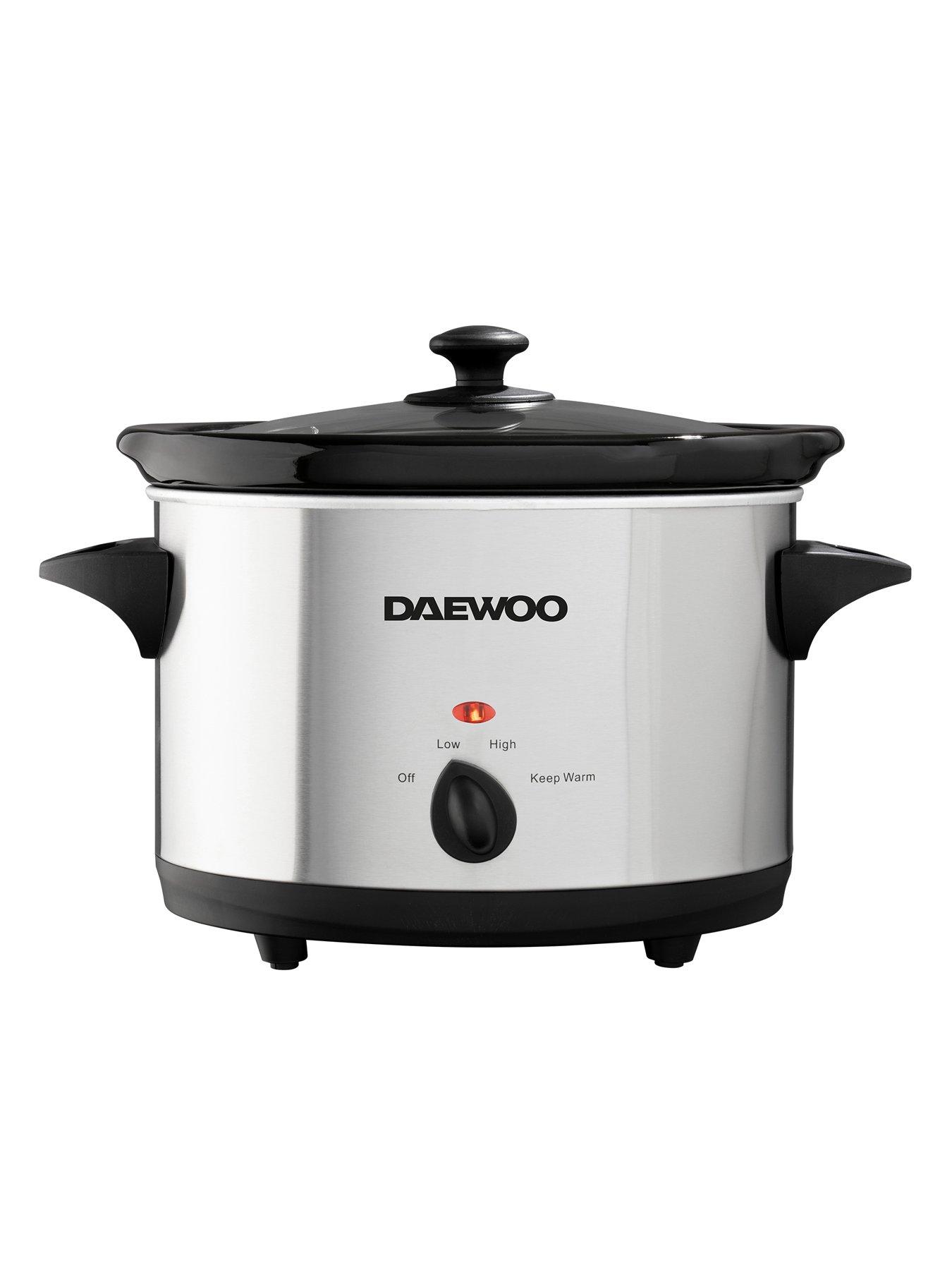  image of daewoo-35-litre-slow-cooker-stainless-steel