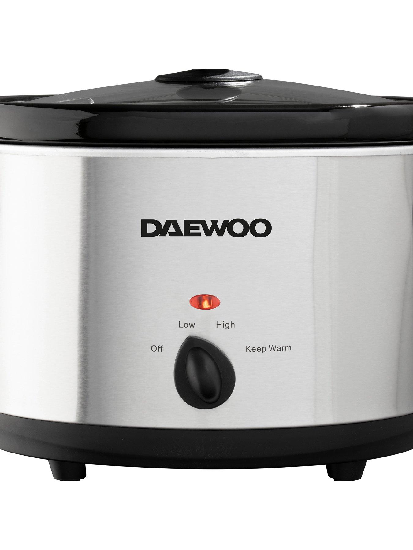  image of daewoo-35-litre-slow-cooker-stainless-steel