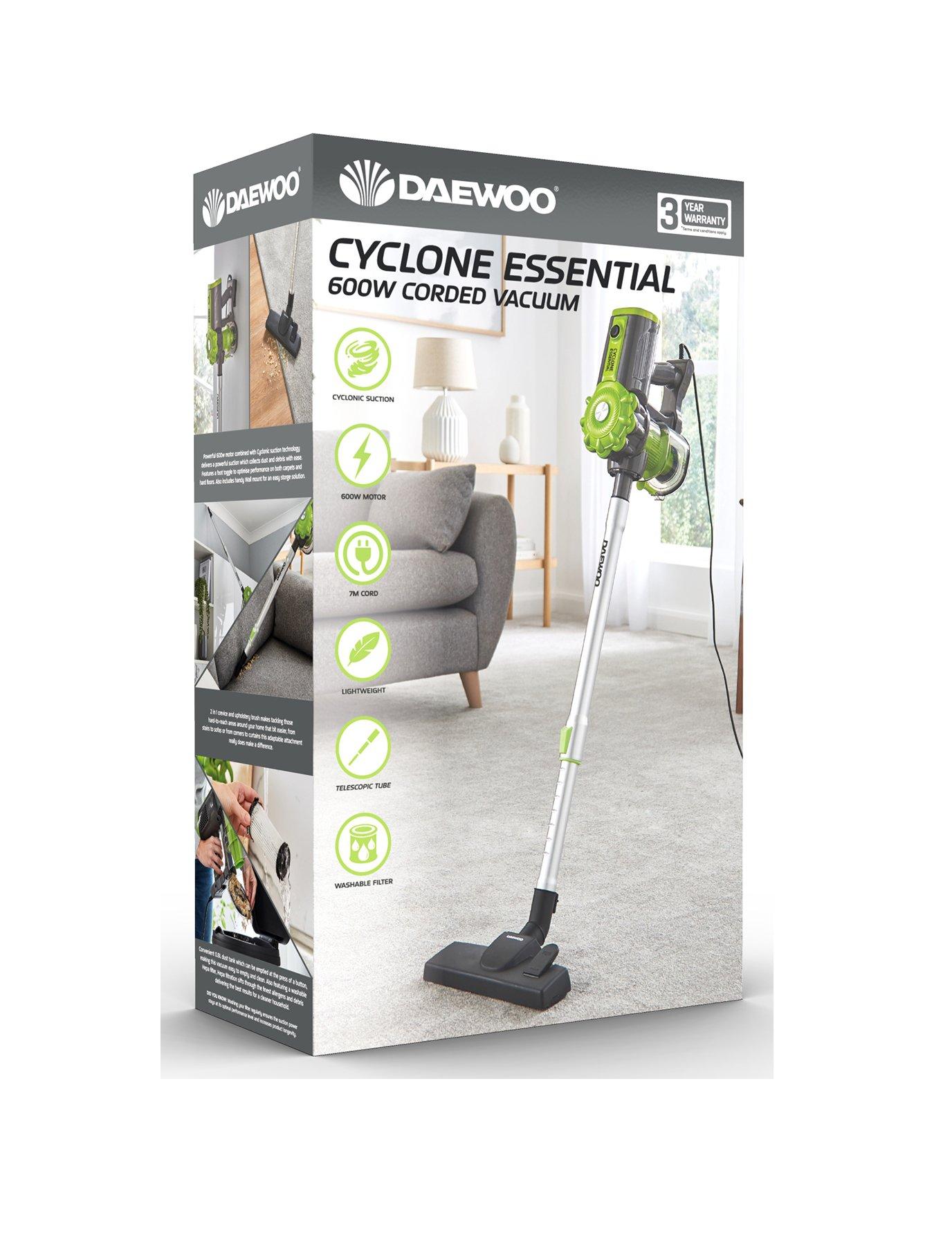 Daewoo Cyclone Essential 2.0 Corded 3 In 1 Handheld Vacuum Cleaner 7m Cord